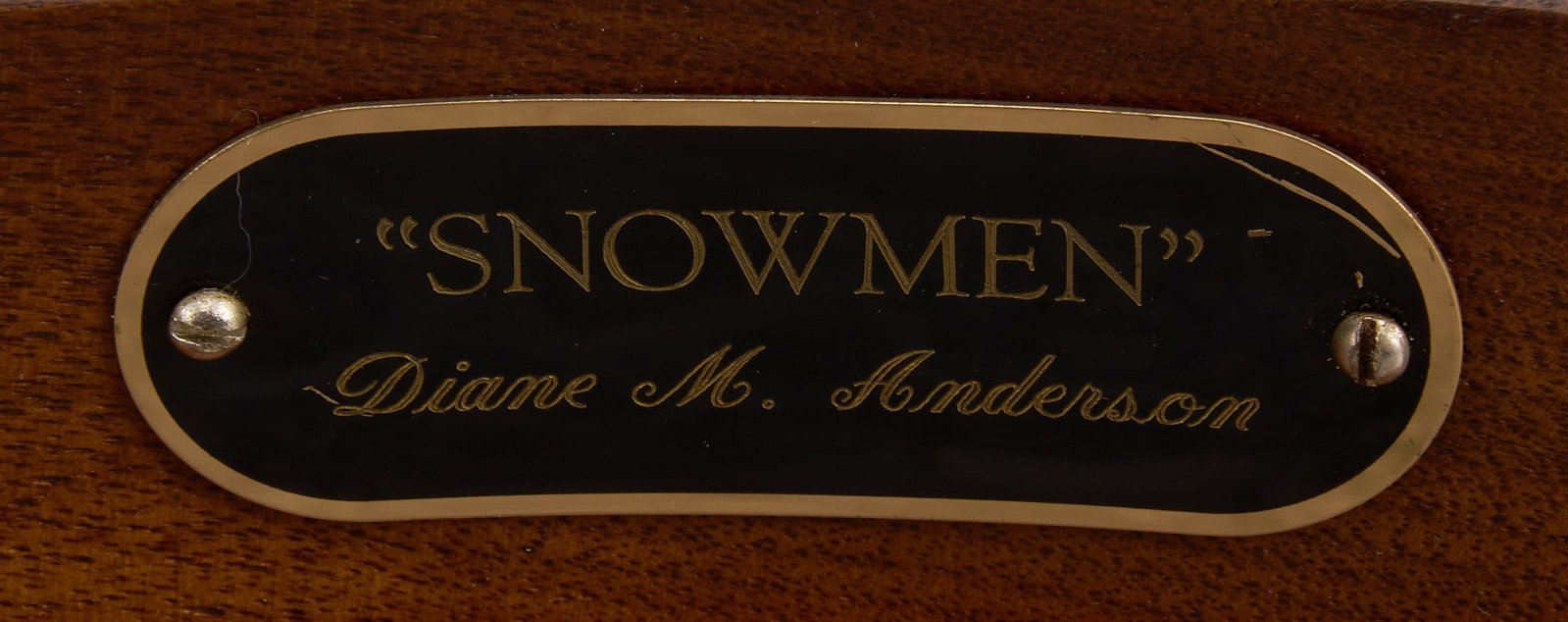 Diane Anderson, "Snowmen" - 3
