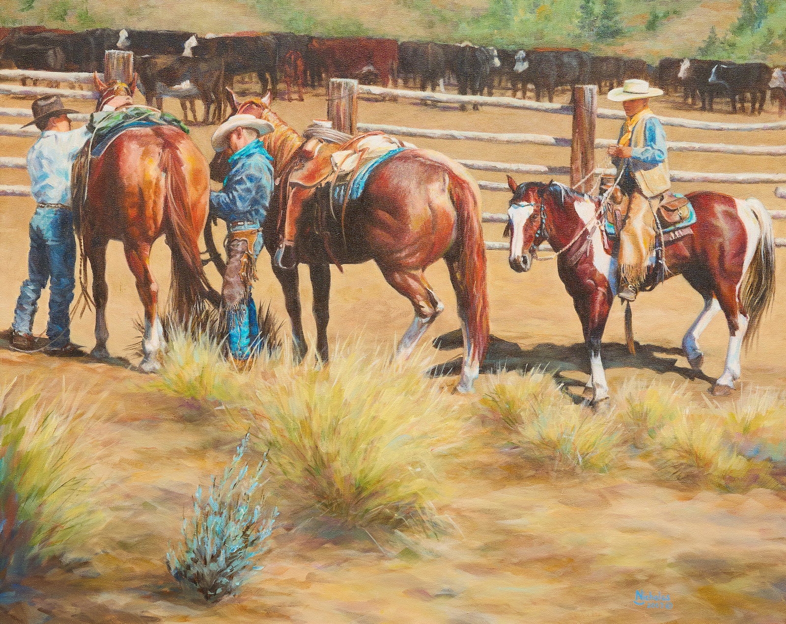 Lori Nicholas, "Blue Boots & Buckaroos" (1 of 6)