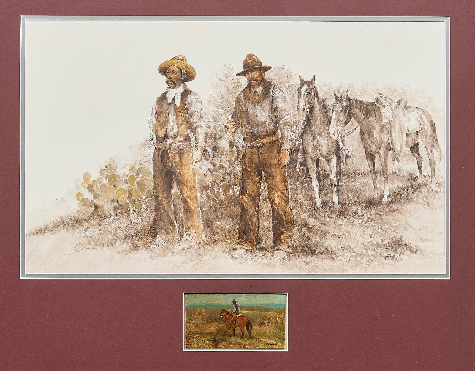 Raul Gutierrez, Cowboy Scenes (1 of 6)