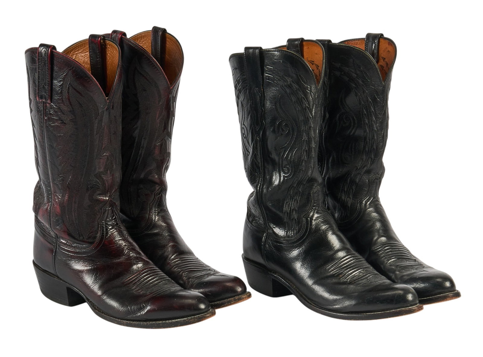 (2) Pairs of Lucchese Boots, 8.5 (1 of 6)