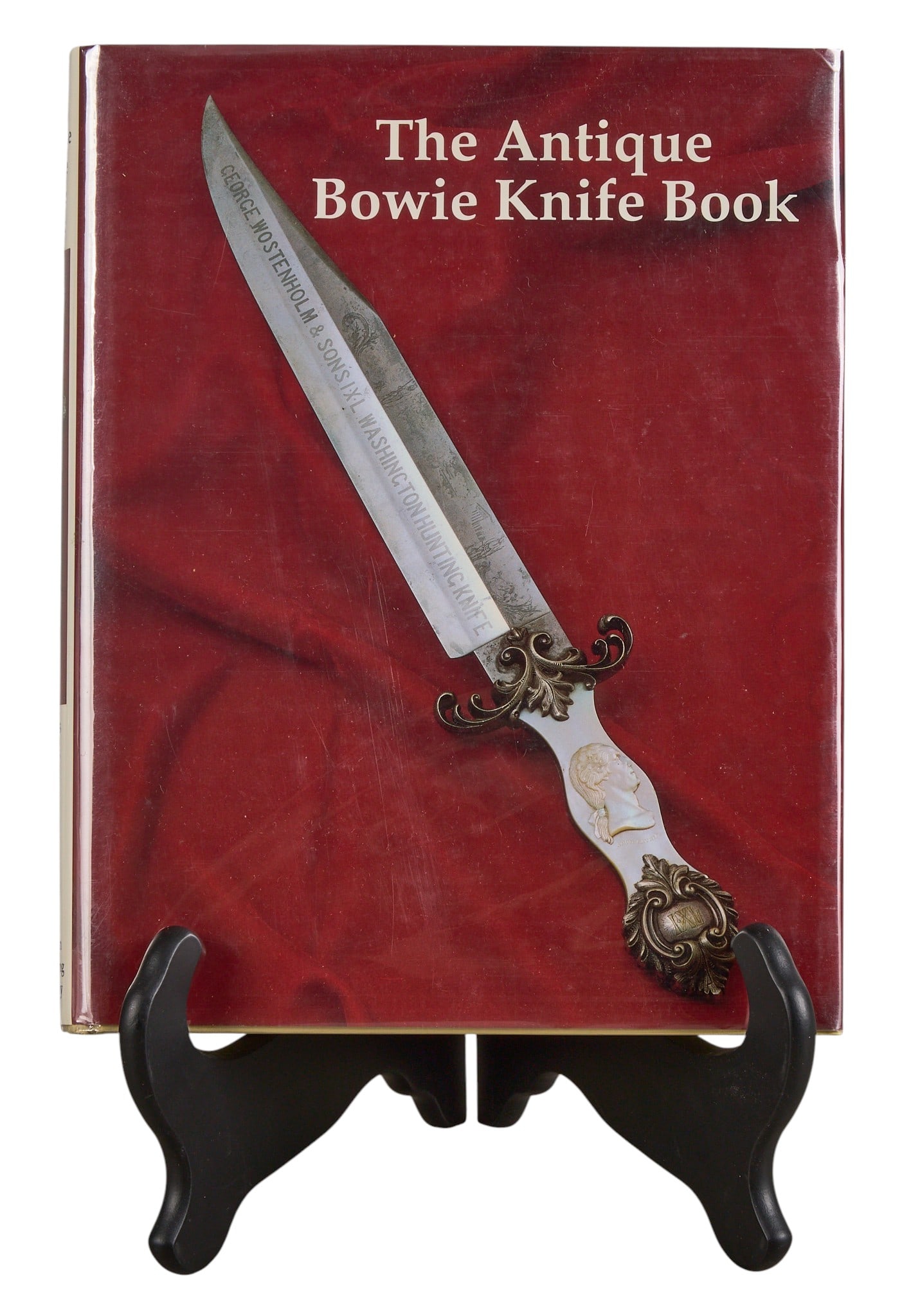 The Antique Bowie Knife Book: Limited edition copy of 1990 "The Antique Bowie Knife Book" by Bill Adams, copy number 132 of 1100, published by Museum Publishing Company, Inc. (Georgia), hardcover with dust jacket, octavo