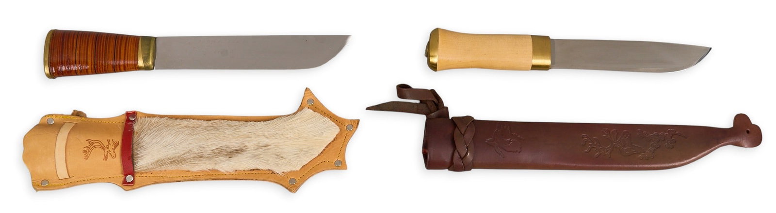 Pair of Finnish Lapp Knives (1 of 4)