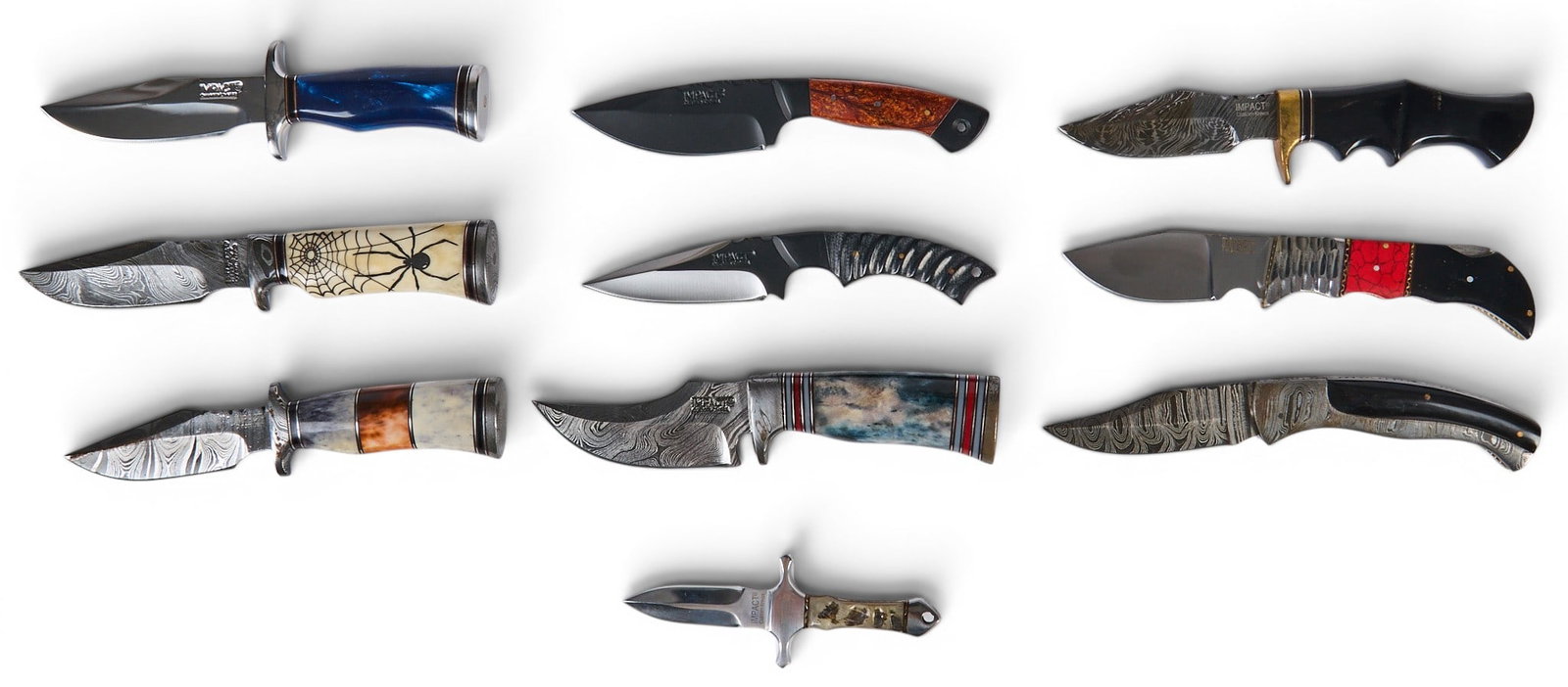 Collection of (10) Impact Custom Knives (1 of 8)