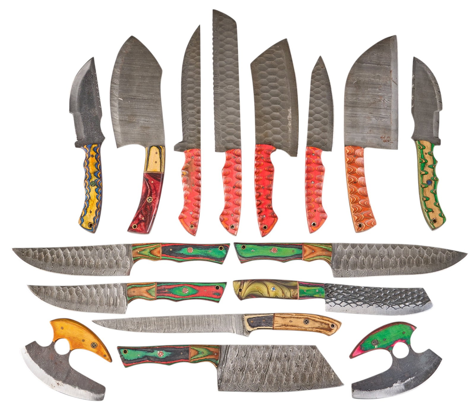 (16) Mixed Large Fixed Blade Knives (1 of 4)