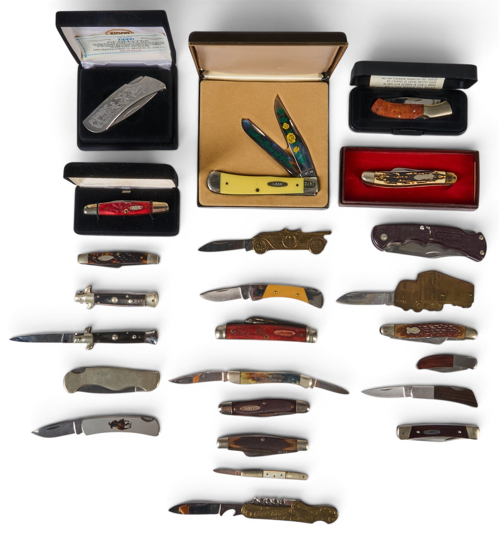 Collection of (24) Misc. Vintage Pocket Knives (1 of 8)