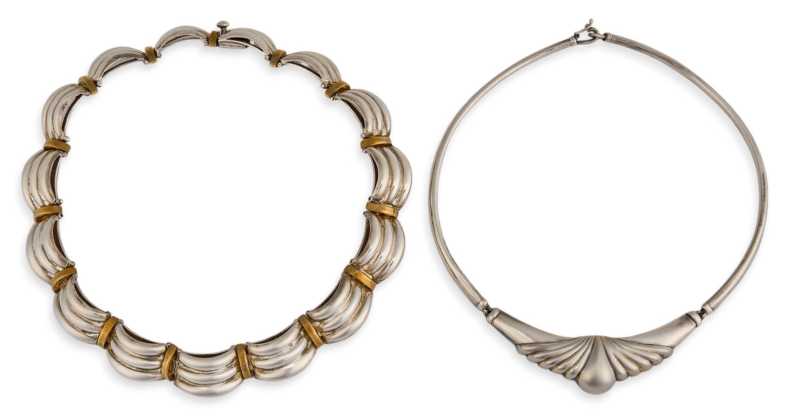 (2) Sterling Silver Necklaces (1 of 4)