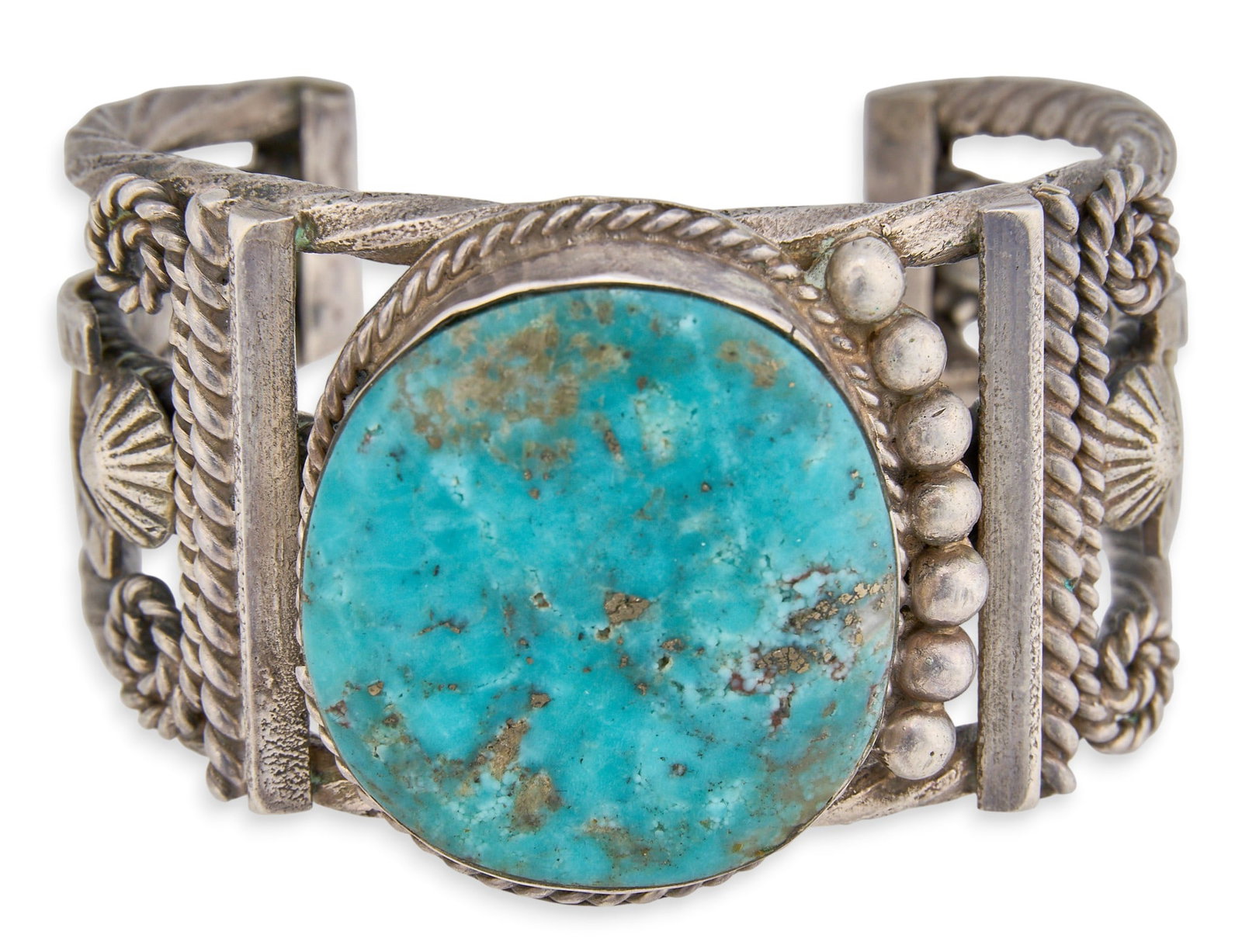Navajo Sterling & Turquoise Cuff (1 of 4)