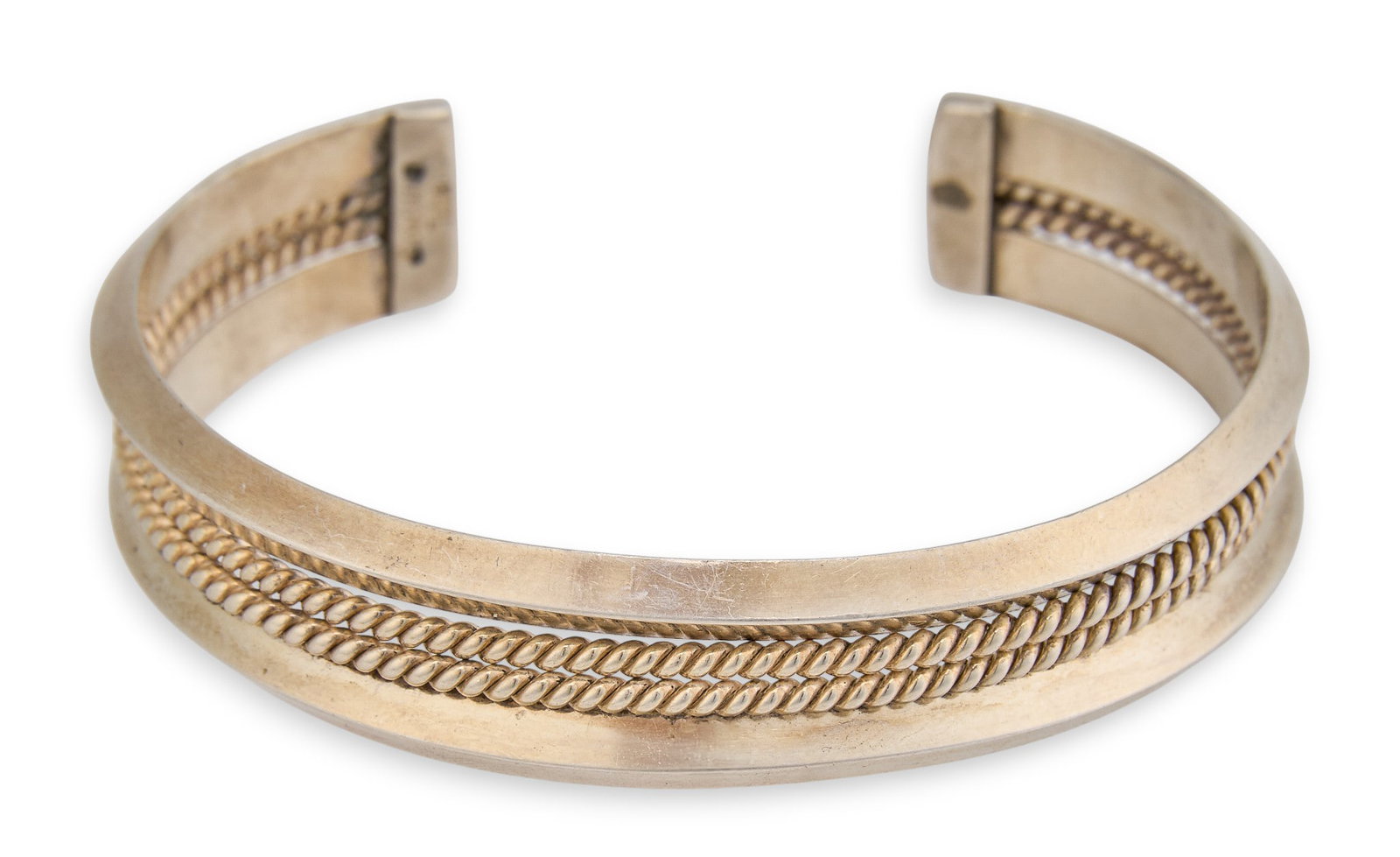 Navajo Tahe Sterling Silver Cuff (1 of 4)