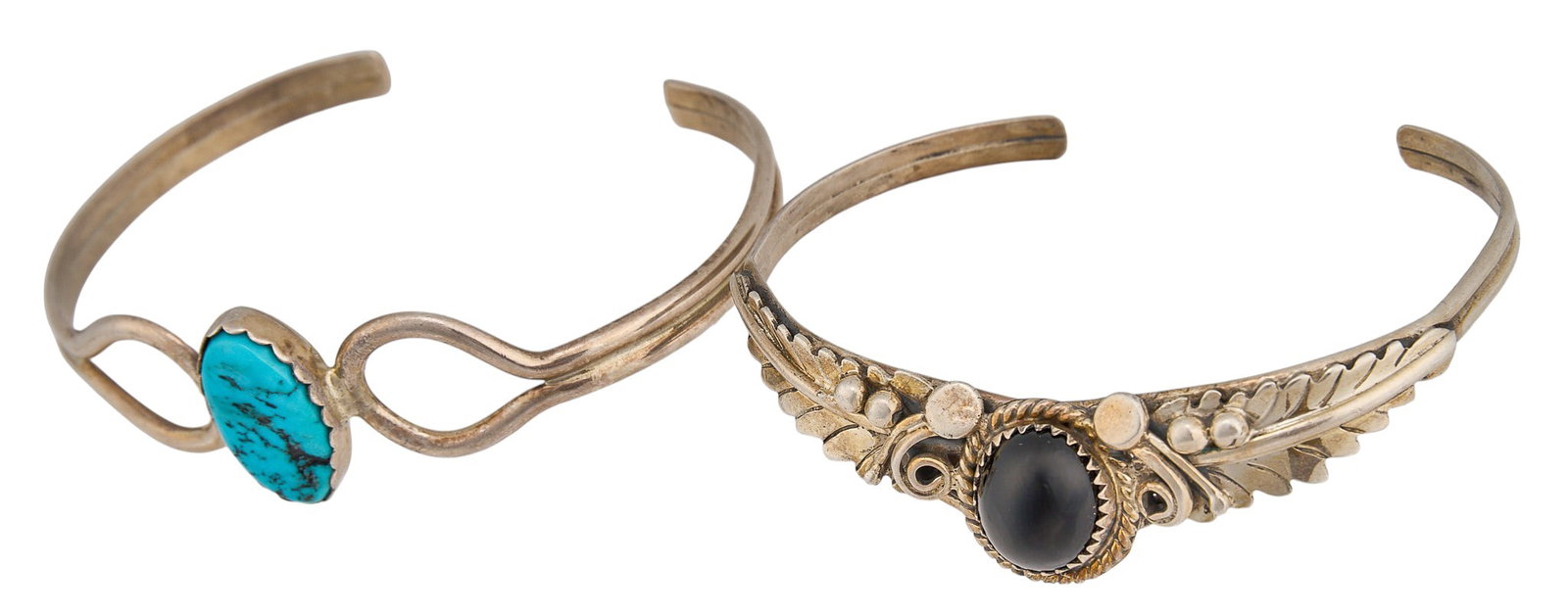 (2) Sterling Silver Cuff Bracelets - 2