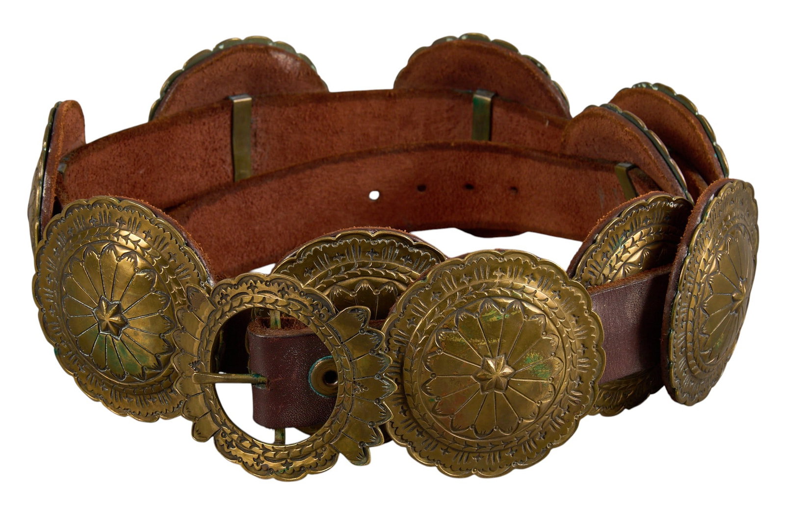 Brass Concho Belt (1 of 5)