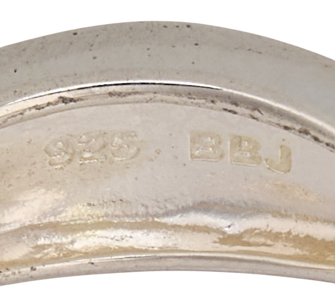 (3) Sterling & Multi-Stone Stackable Rings - 5