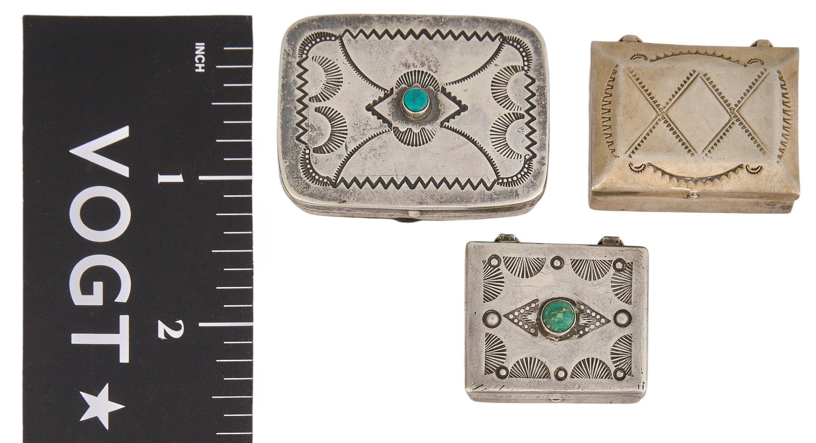 (3) Small Silver Boxes - 2