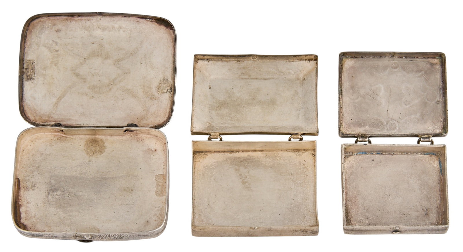 (3) Small Silver Boxes - 4