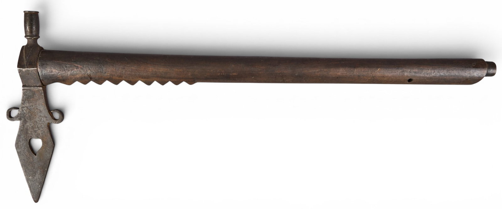 Heavy Wood Tomahawk Pipe (1 of 2)