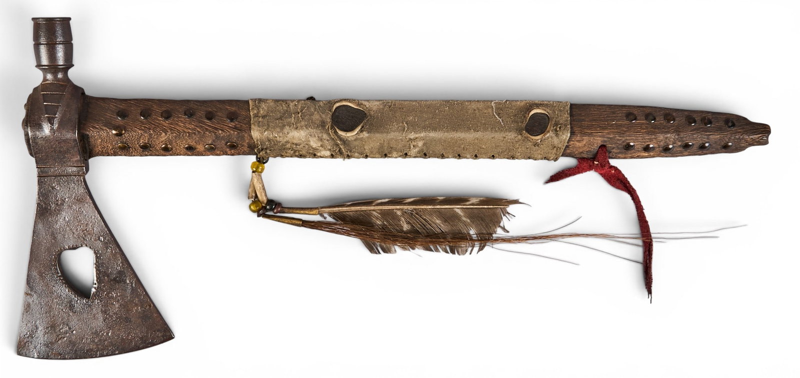 Plains Decorated Tomahawk Pipe (1 of 2)