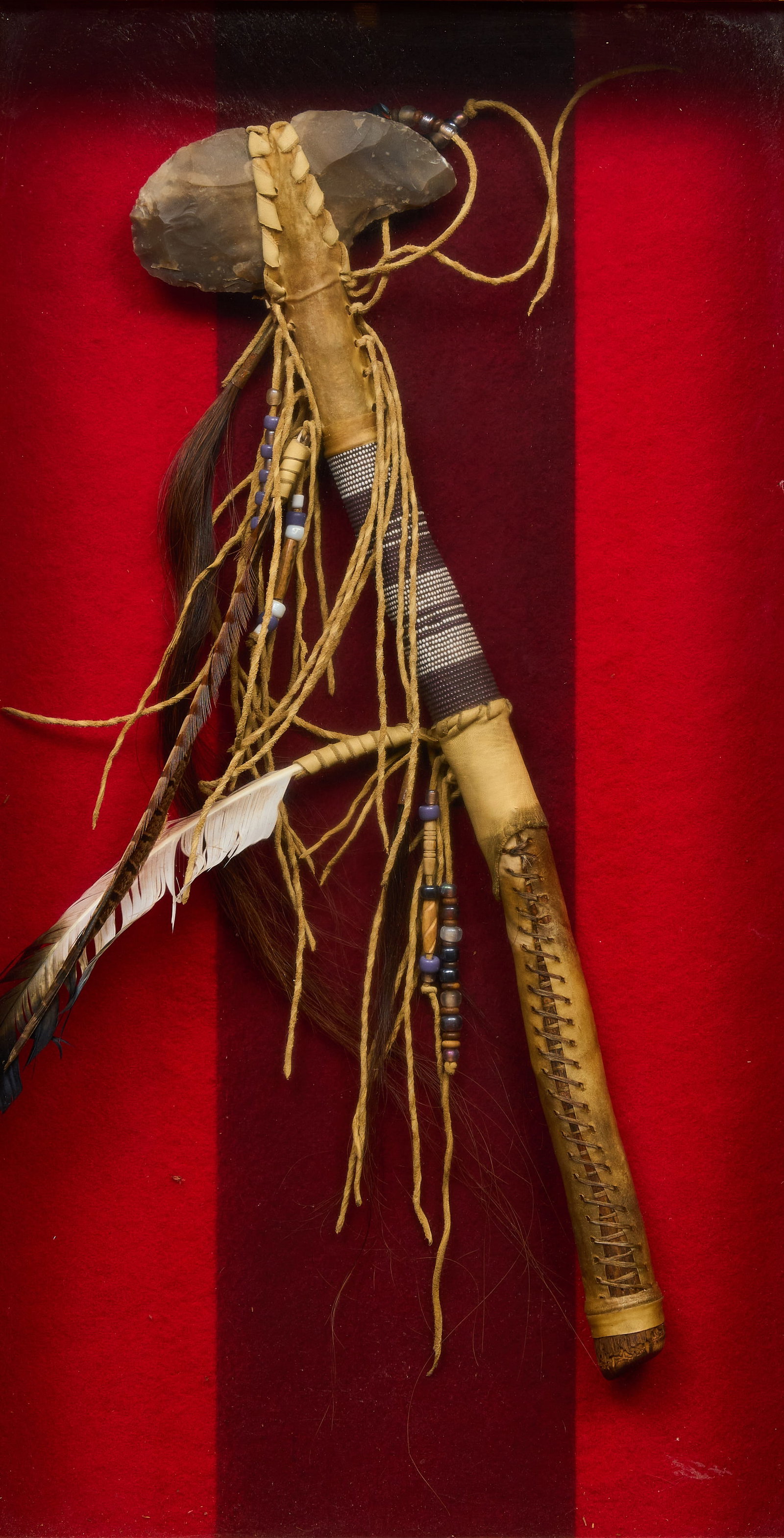 Framed Native American Style Tomahawk - 2