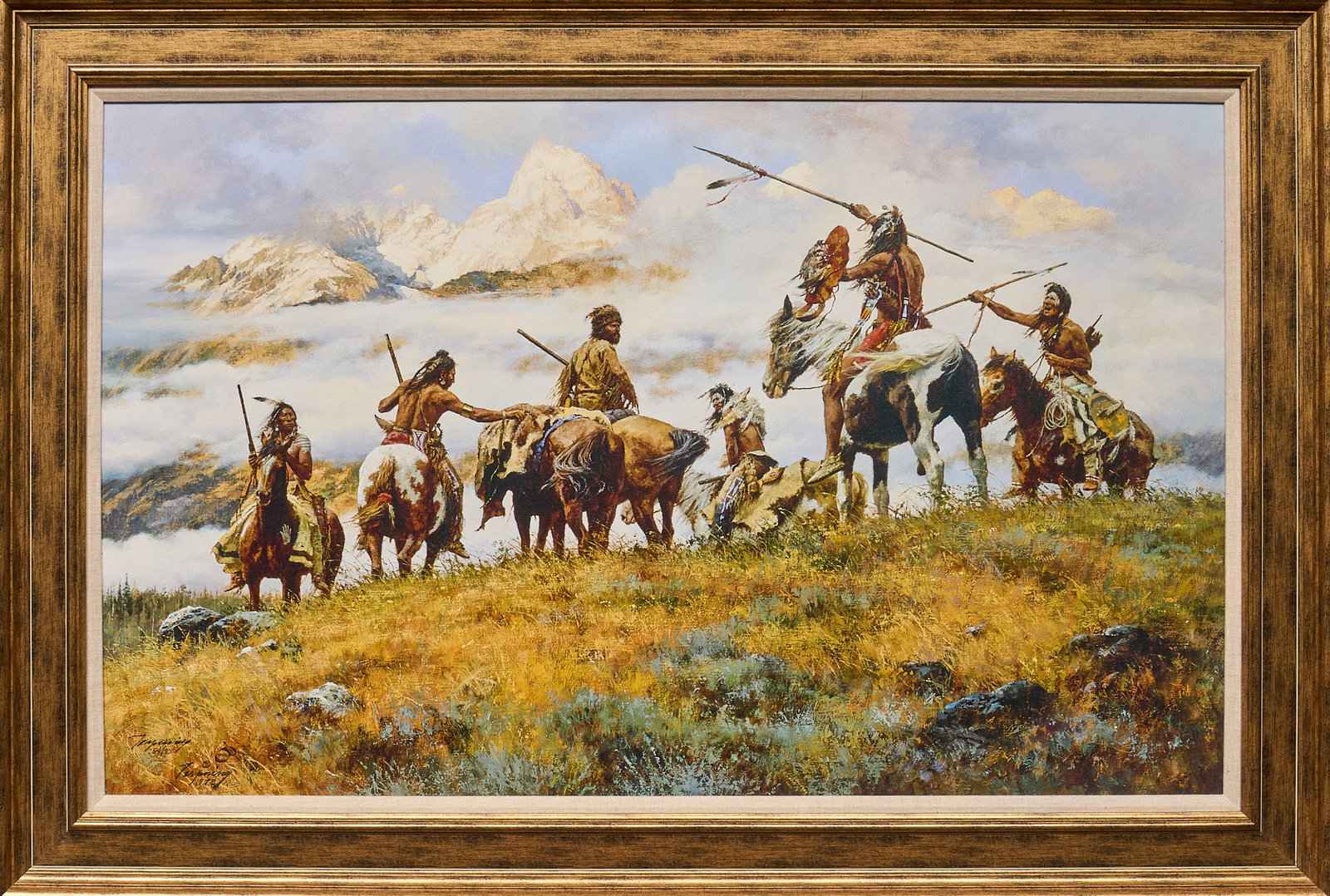 Howard Terpning, "The Ploy" - 2