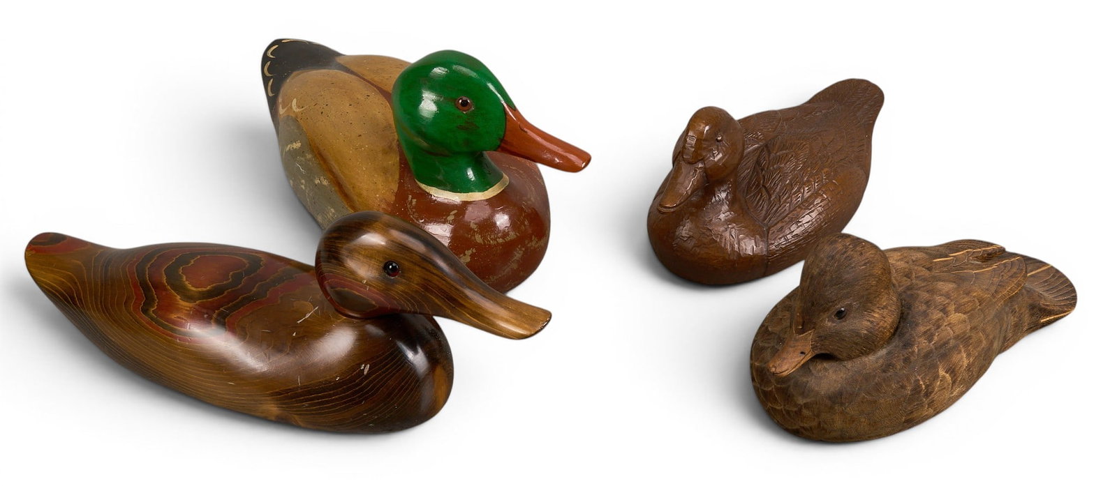 (4) Wooden Duck Decoys (1 of 5)