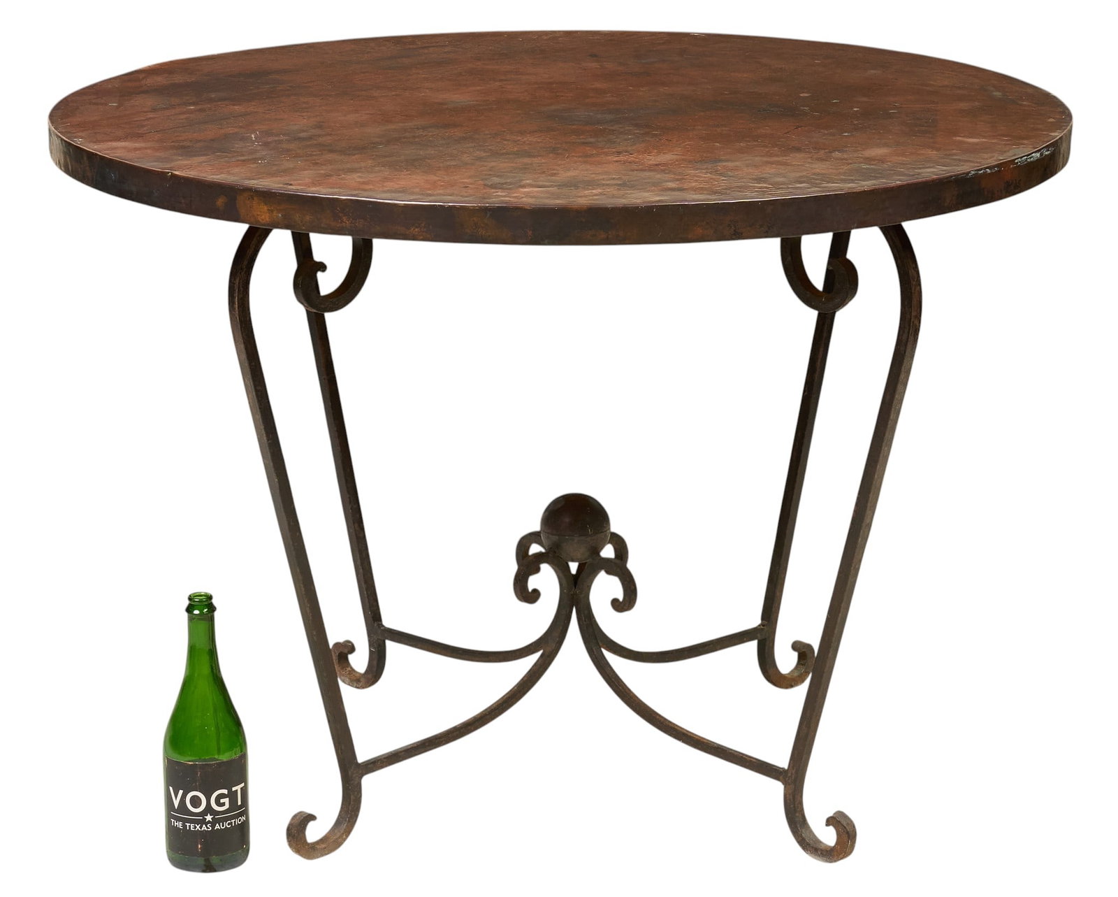 Hammered Copper Table - 2