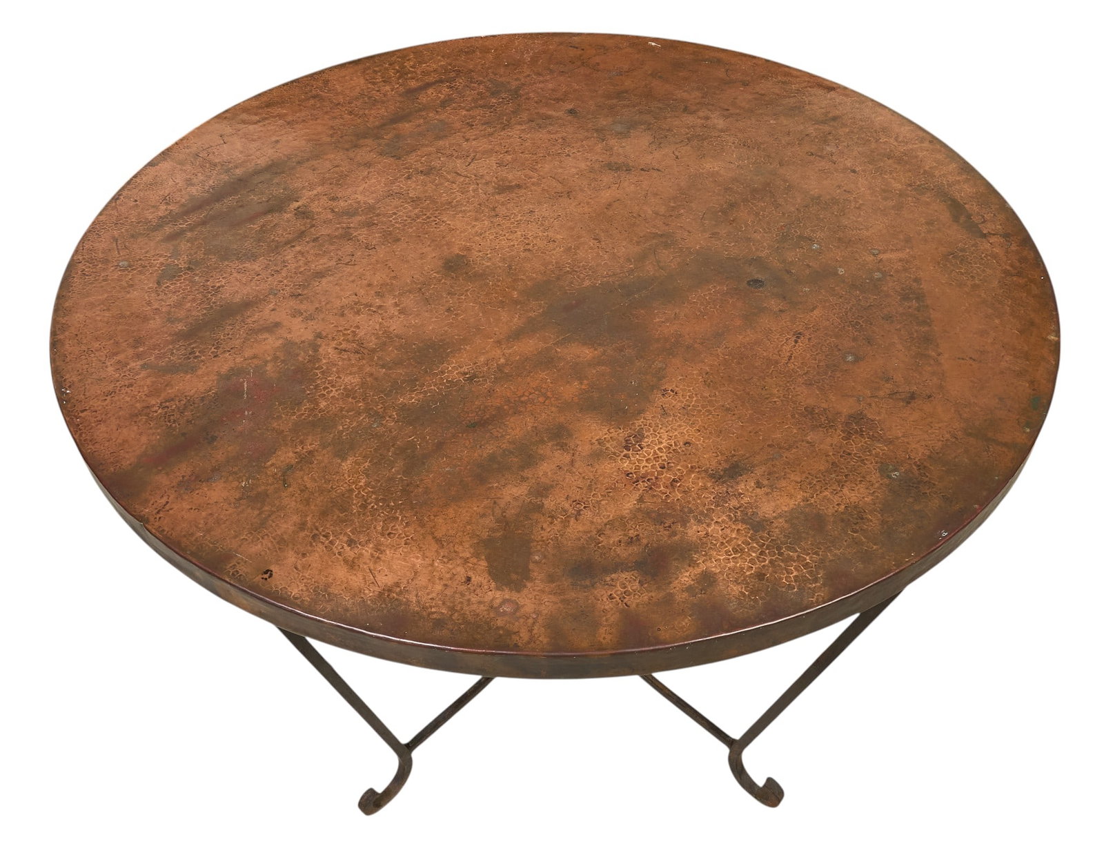 Hammered Copper Table - 3