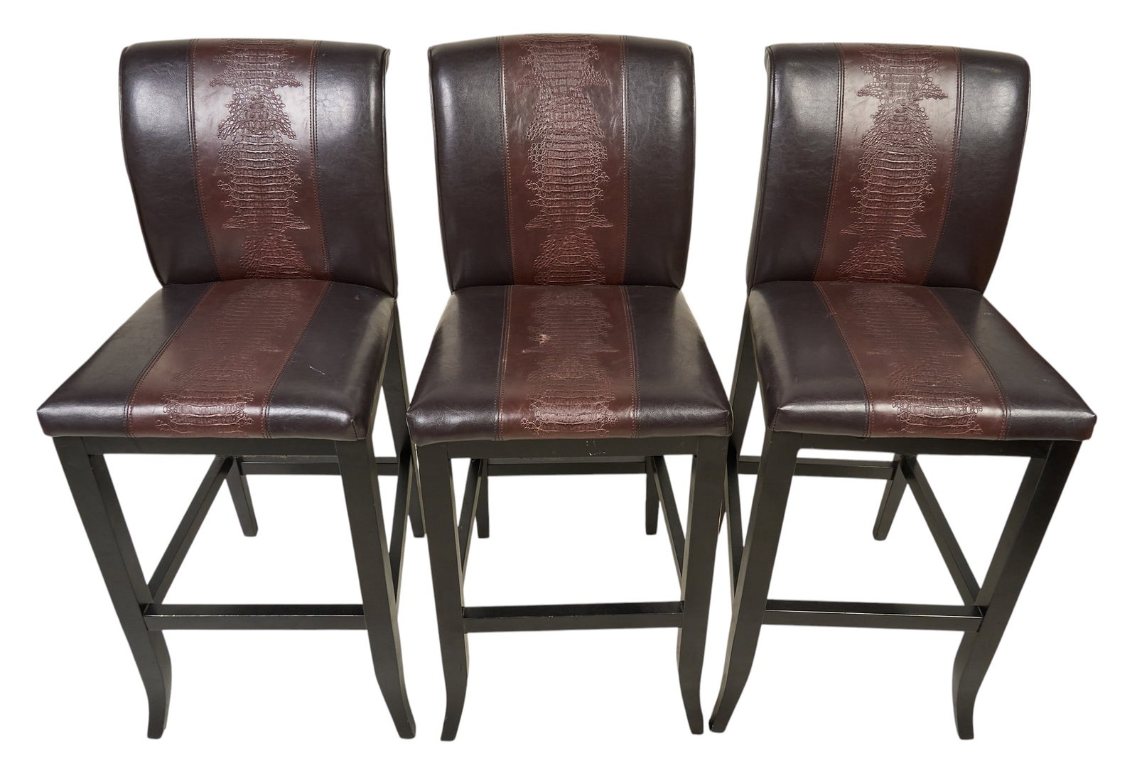 (3) Upholstered Bar Stools - 3