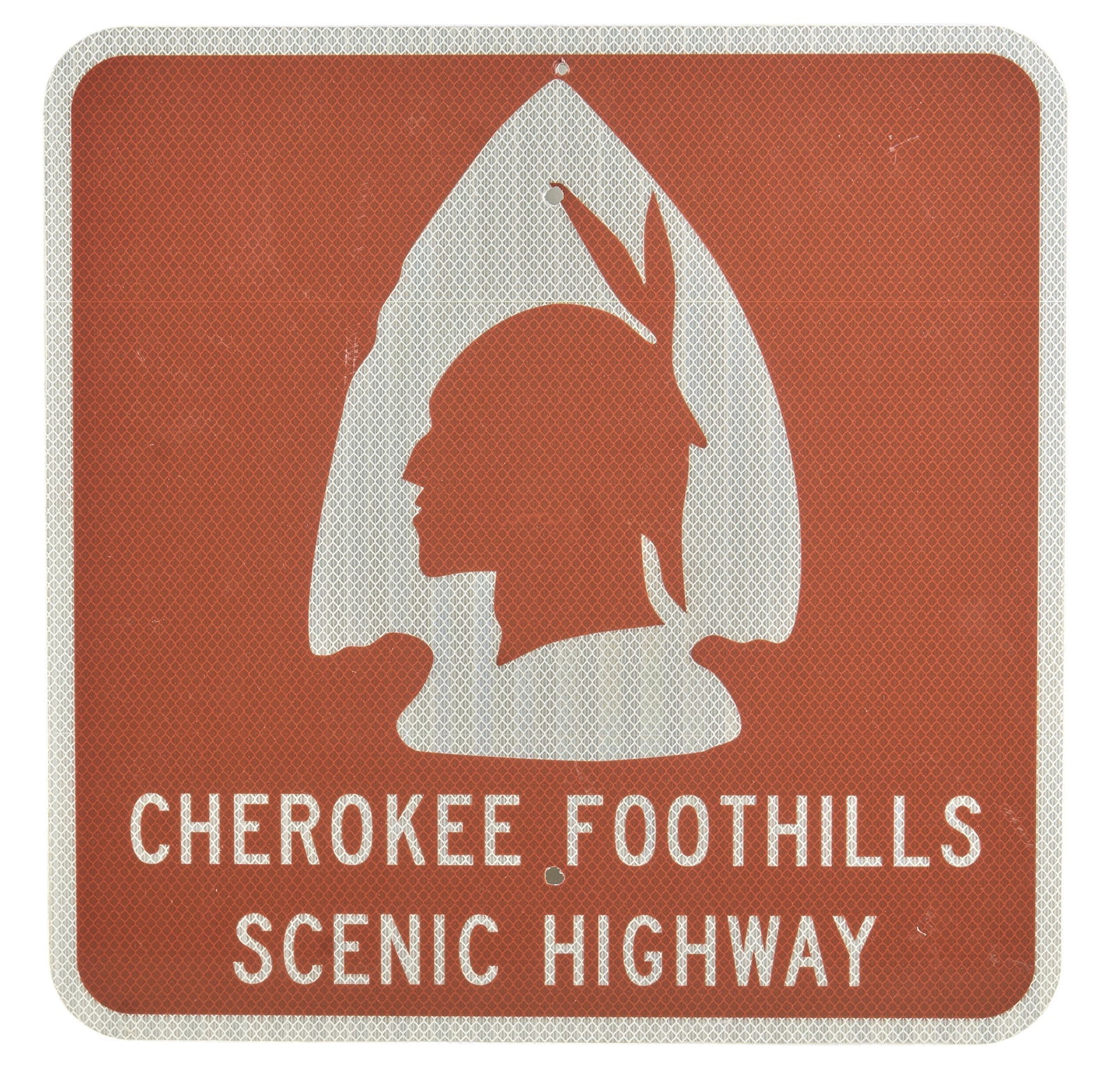 Cherokee Foothills Highway Sign (1 of 4)