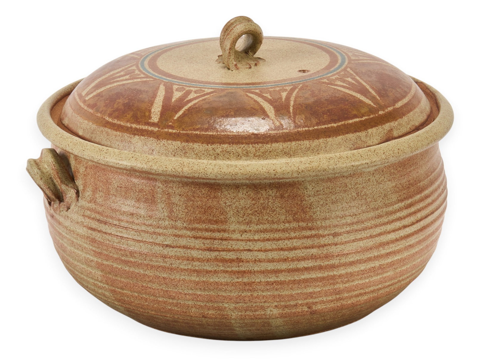 Nanci Barnes Pottery Lidded Casserole Bowl (1 of 5)