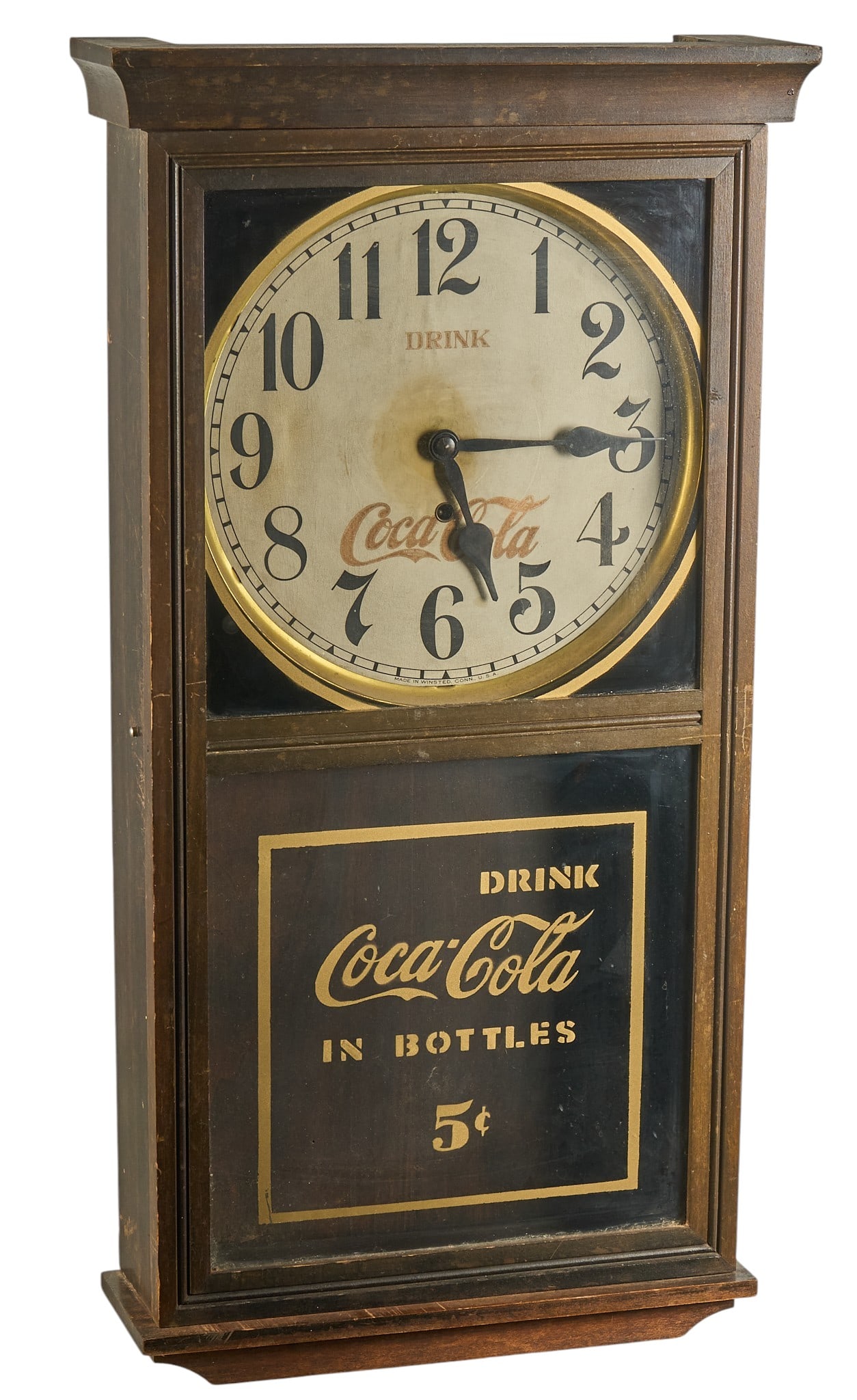 Wm. L. Gilbert, Coca-Cola Regulator Wall Clock (1 of 5)