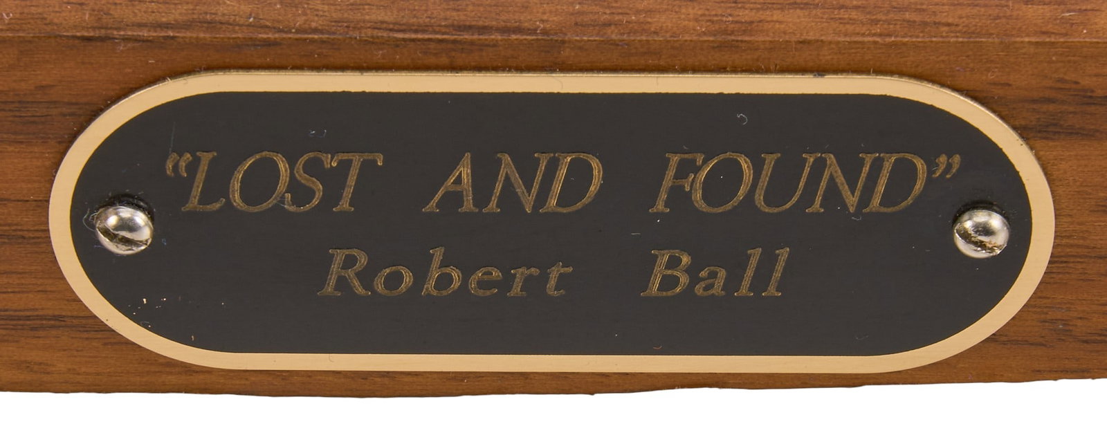 Robert Ball, "Lost and Found" - 4