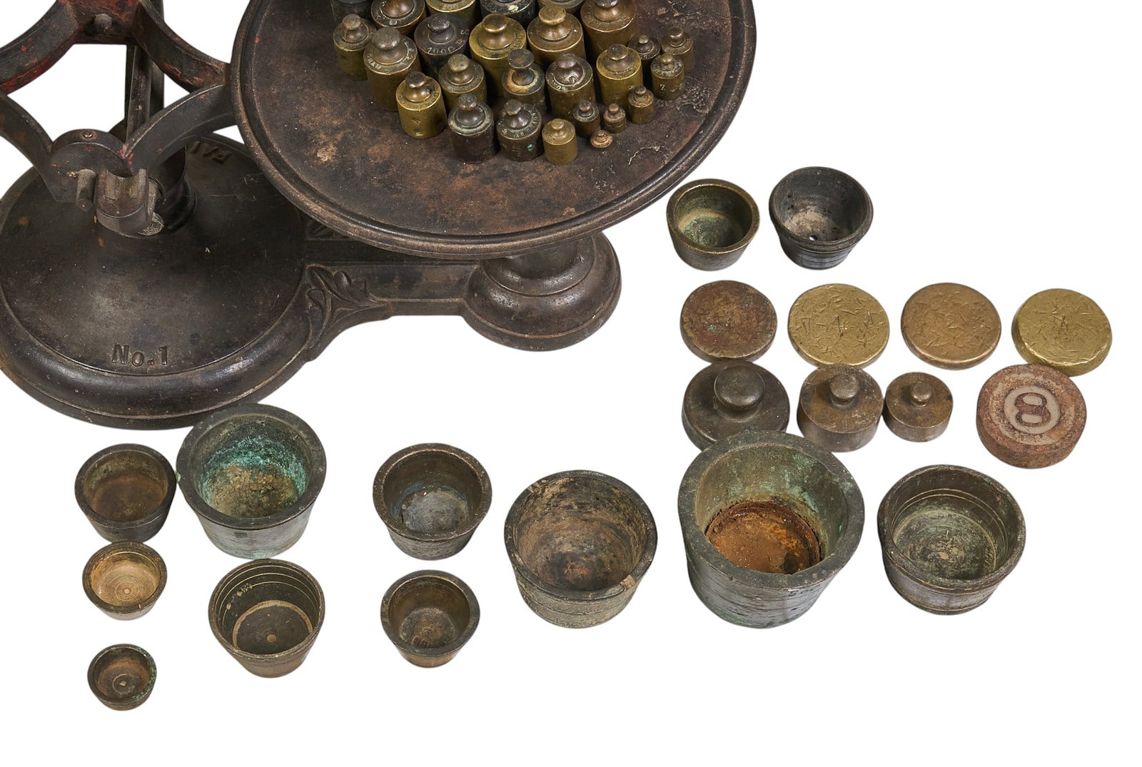 Vintage Scale with Weights - 4