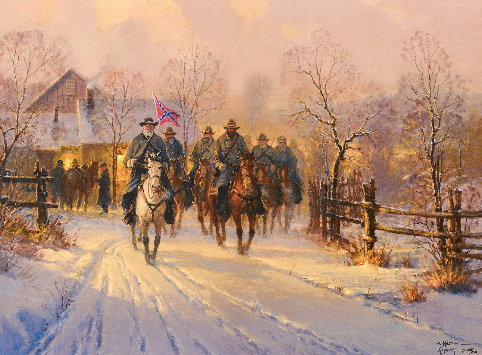 G. Harvey, "Lee and Longstreet" (1 of 4)