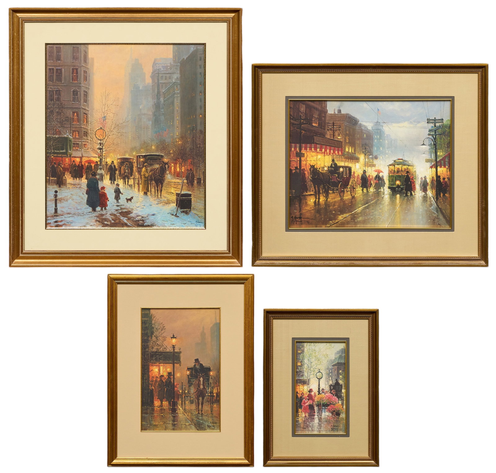 G. Harvey, (4) Lithographs (1 of 6)