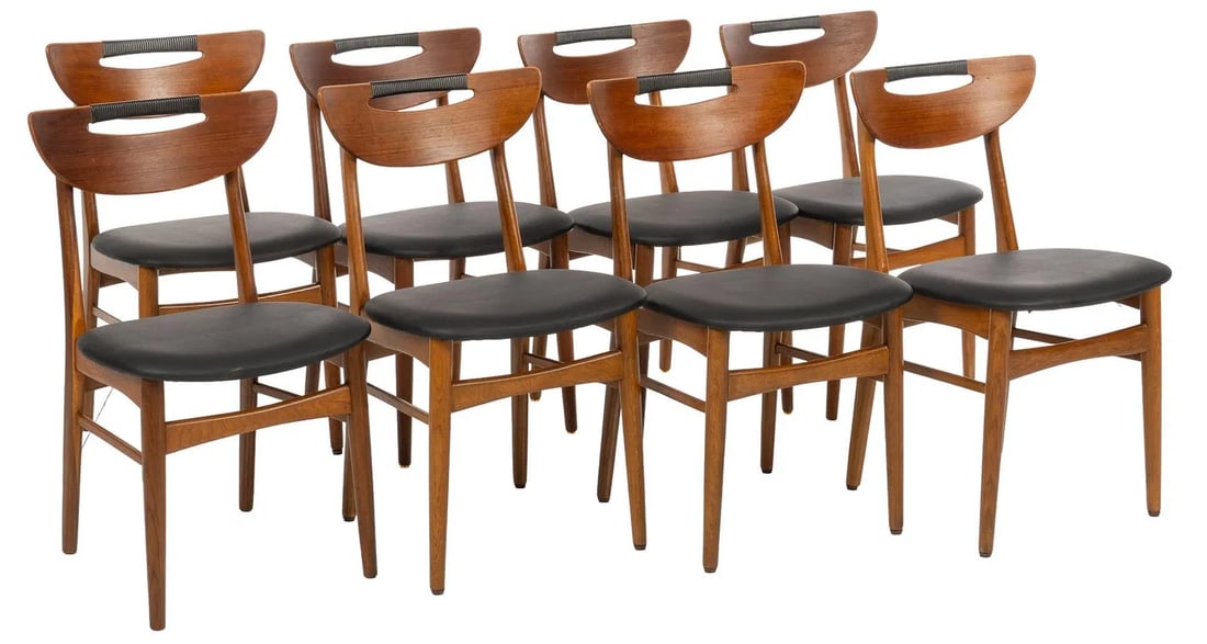 (8) Danish Mid-Century Dining Chairs (1 of 4)