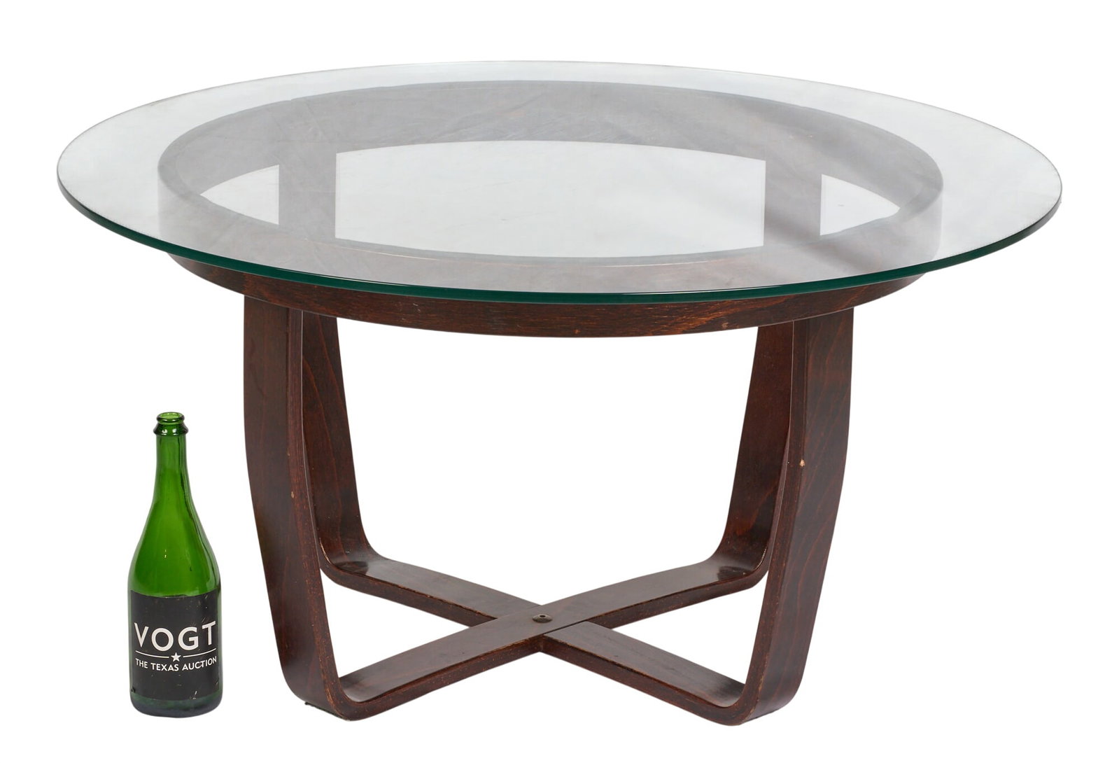 Circular Glass Coffee Table - 2