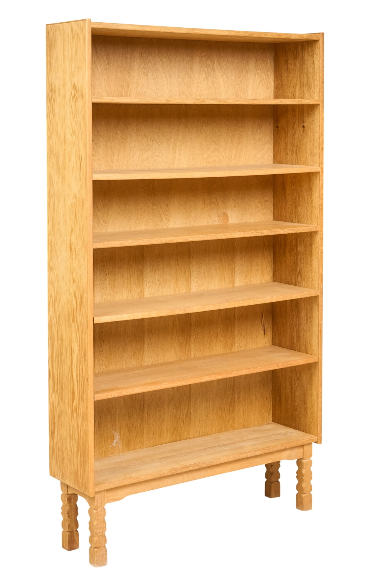 Danish Mid-Century Oak Bookcase (1 of 4)