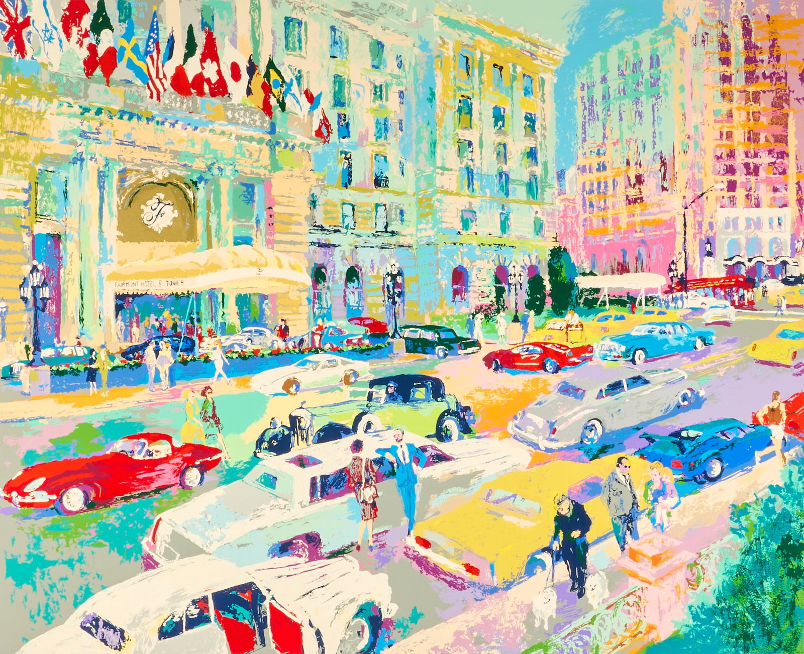 LeRoy Neiman, "Nob Hill" (1 of 4)