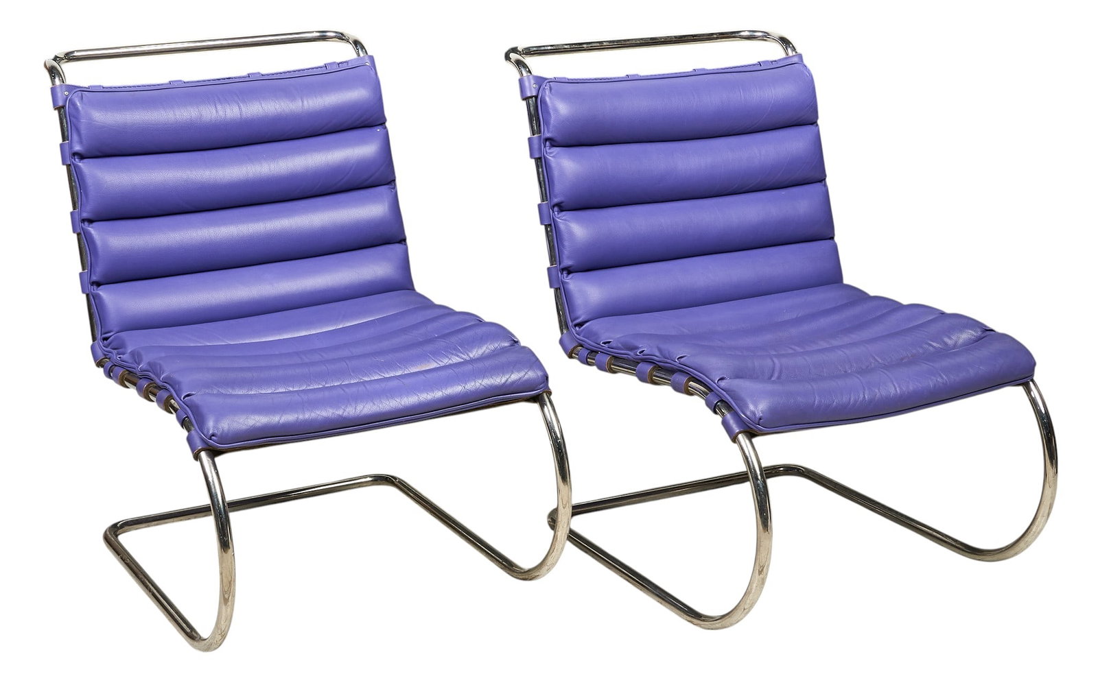 Pair of Knoll MR Armless Lounge Chairs (1 of 4)