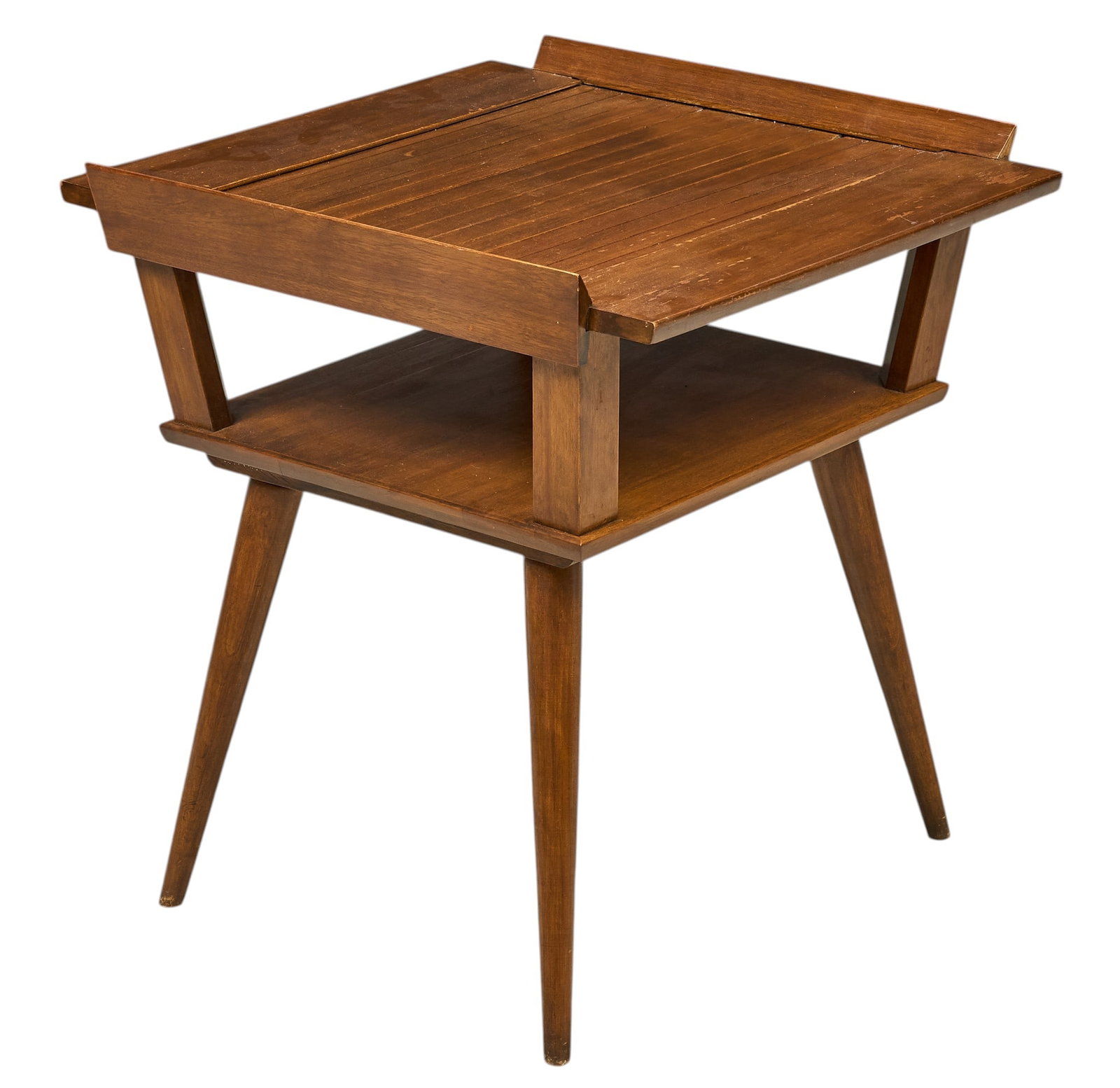 Mid-Century Two-Tiered Side Table (1 of 4)