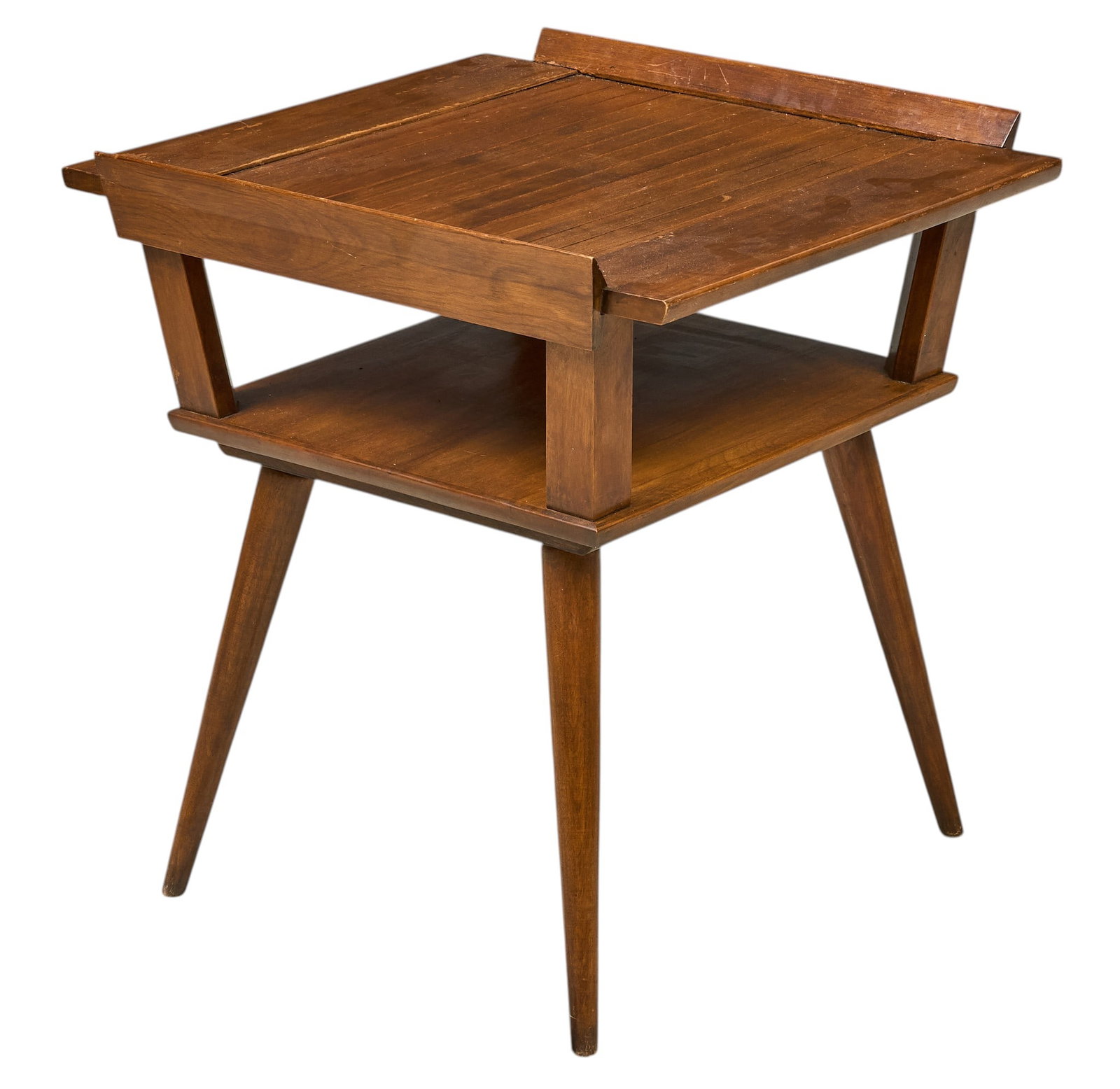 Mid-Century Two-Tiered Side Table - 4