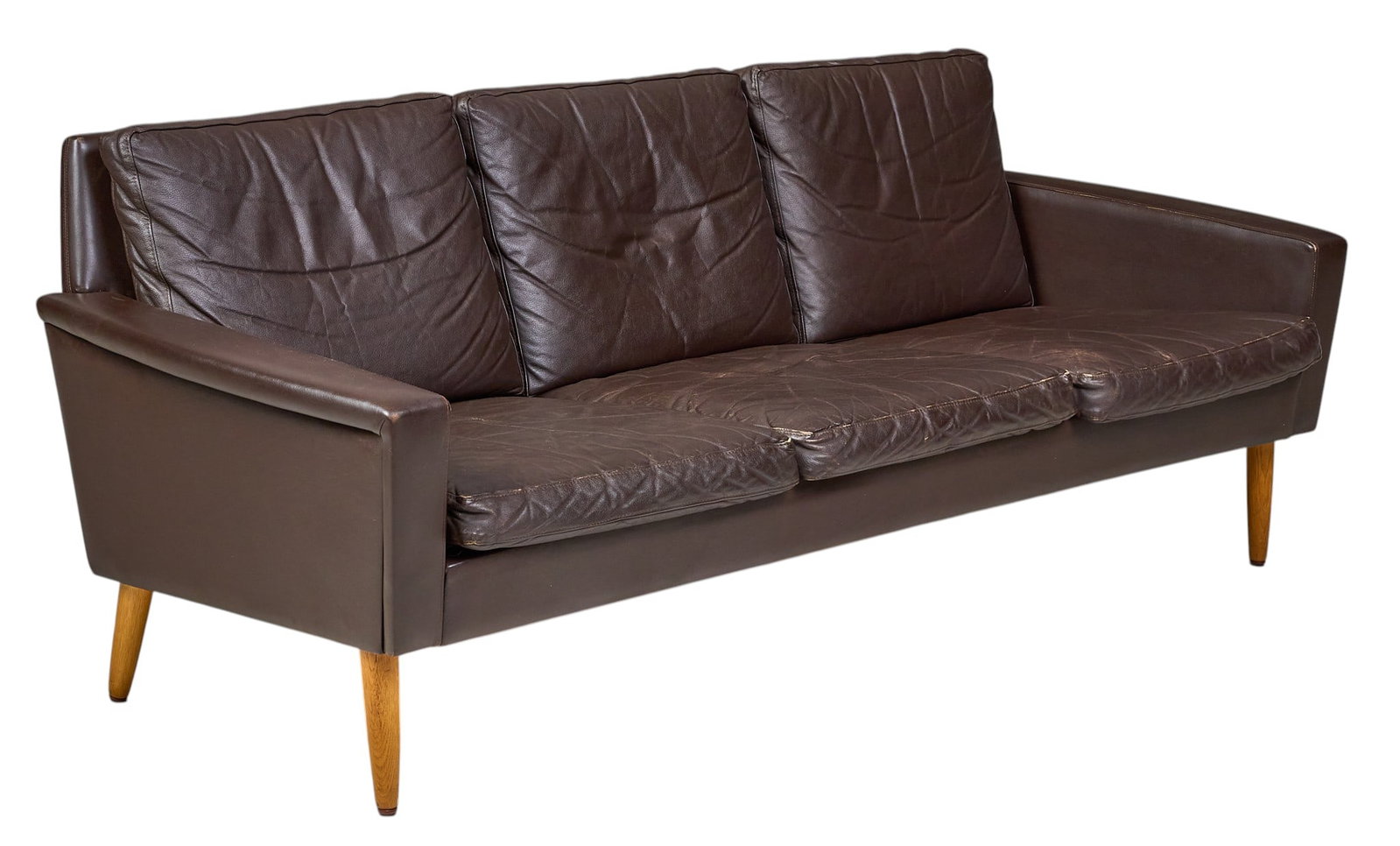 Danish Mid-Century Leather Sofa (1 of 4)