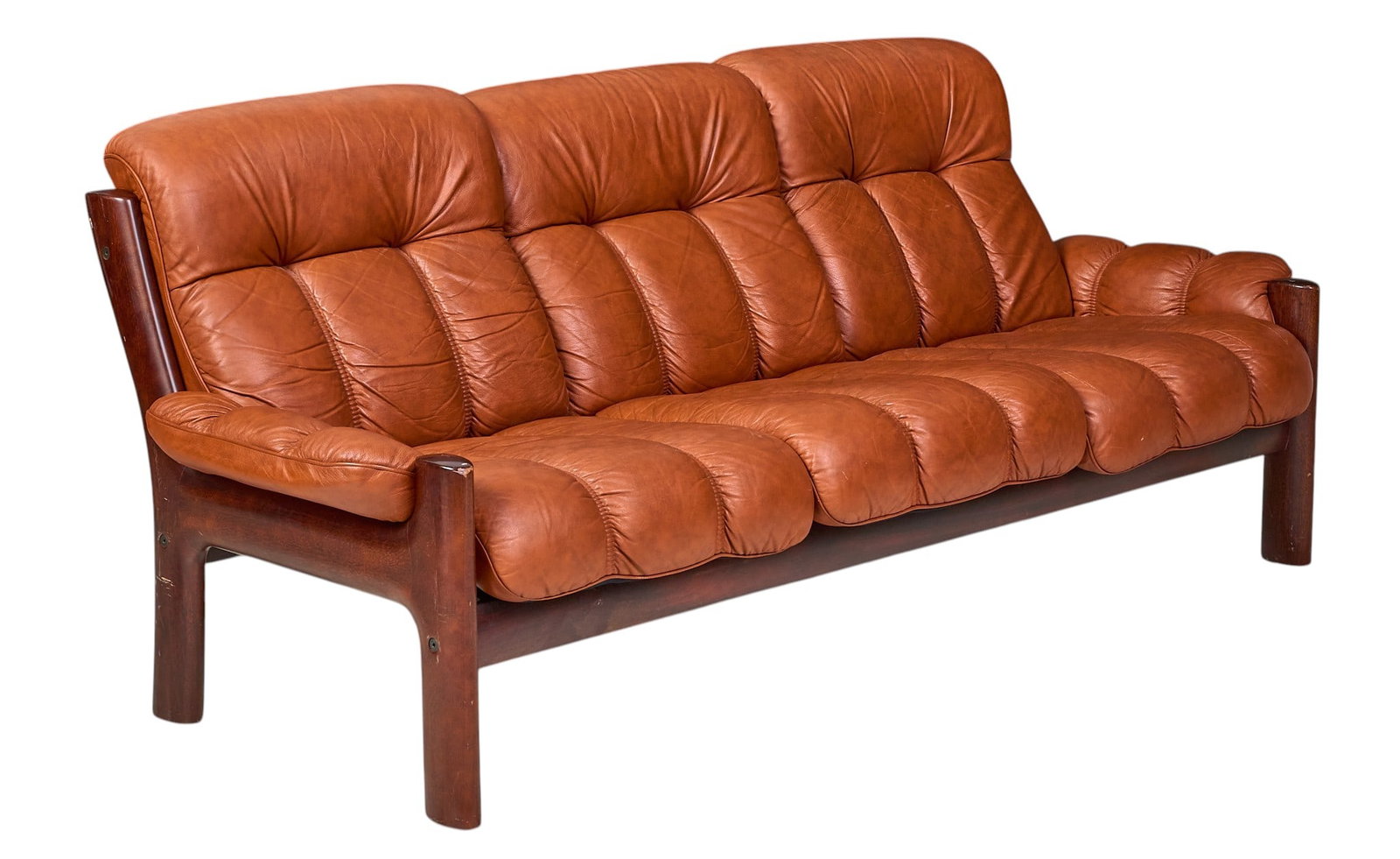 Danish Mid-Century Leather Sofa (1 of 4)