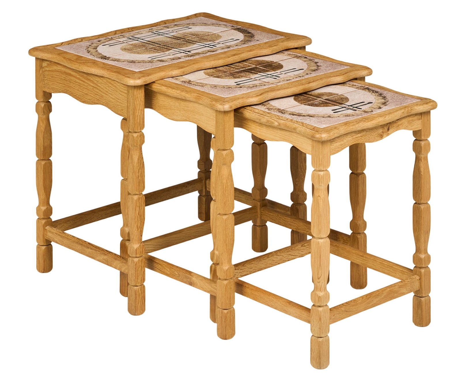 Ejso Mobler, (3) Nesting Mid-Century Tables (1 of 5)