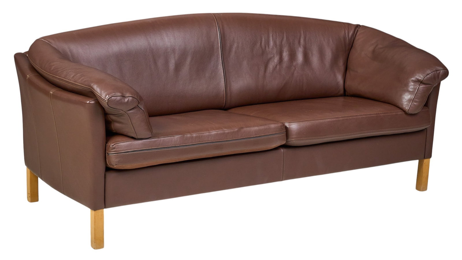 Danish Mid-Century Leather Sofa (1 of 4)