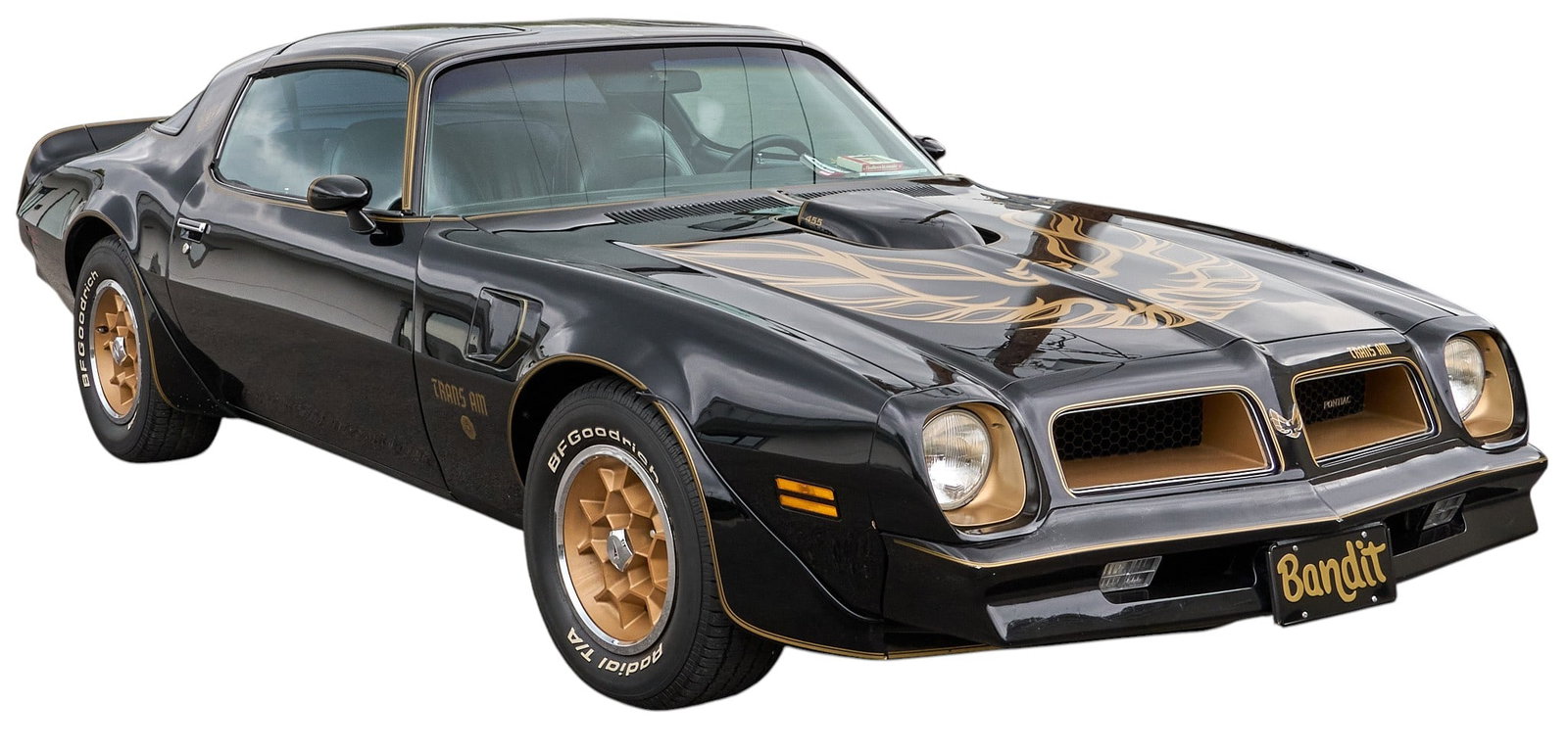 1976 Pontiac Trans Am: Incredible and rare 1976 Y82 Special Edition 455CID-4 Speed Pontiac Trans Am with original Hurst T-Tops installed by the Hurst Corporation, only 50,159 miles, all numbers