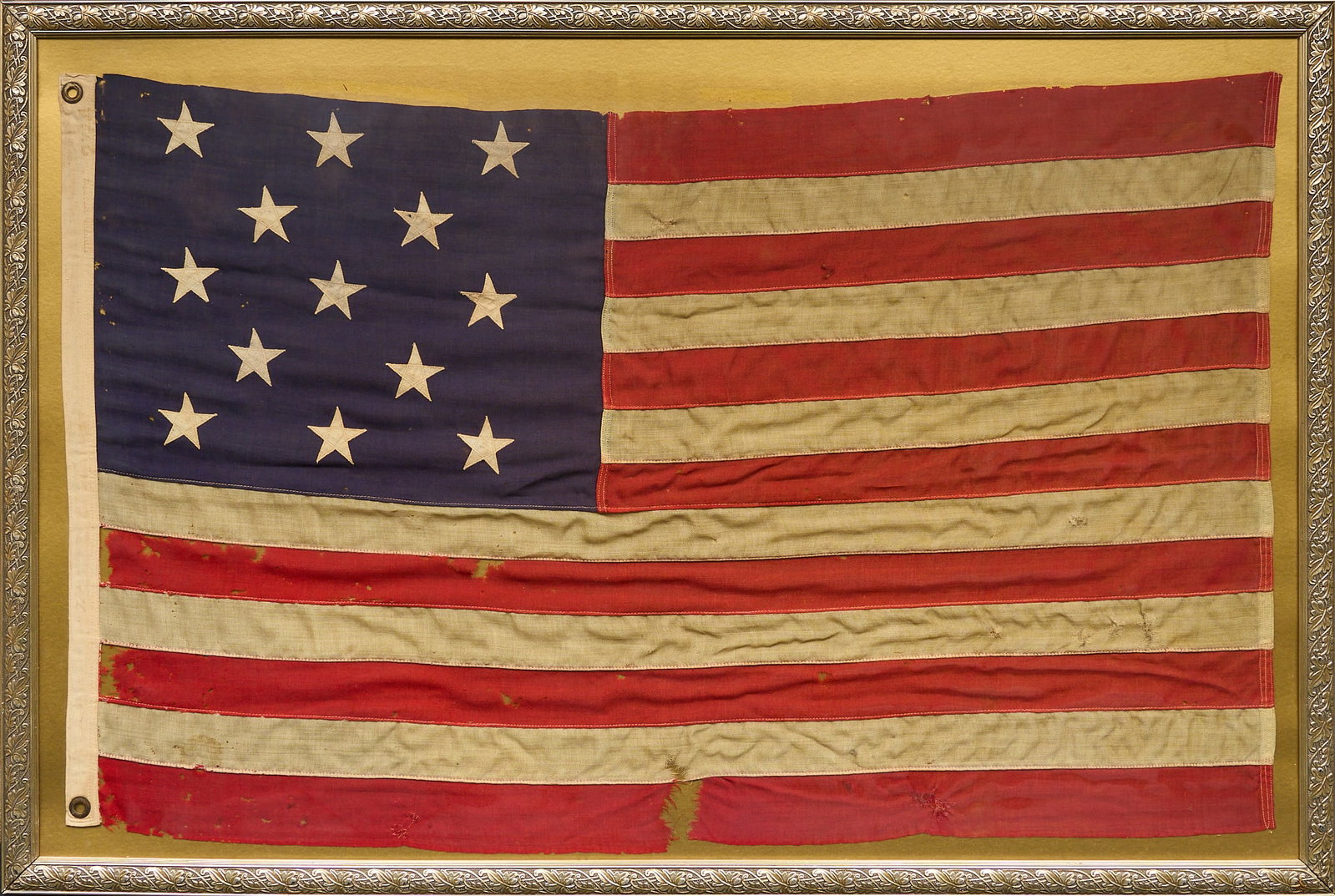 Thirteen Star American Flag, C. 1900 (1 of 3)