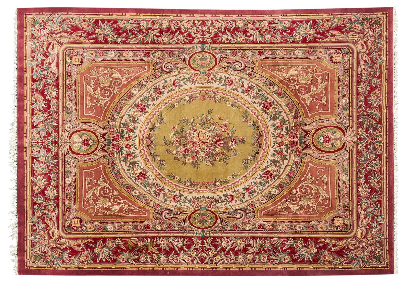 Hand-Knotted French Aubusson Rug, 14 ft. 5 in. x 10 ft. (1 of 3)