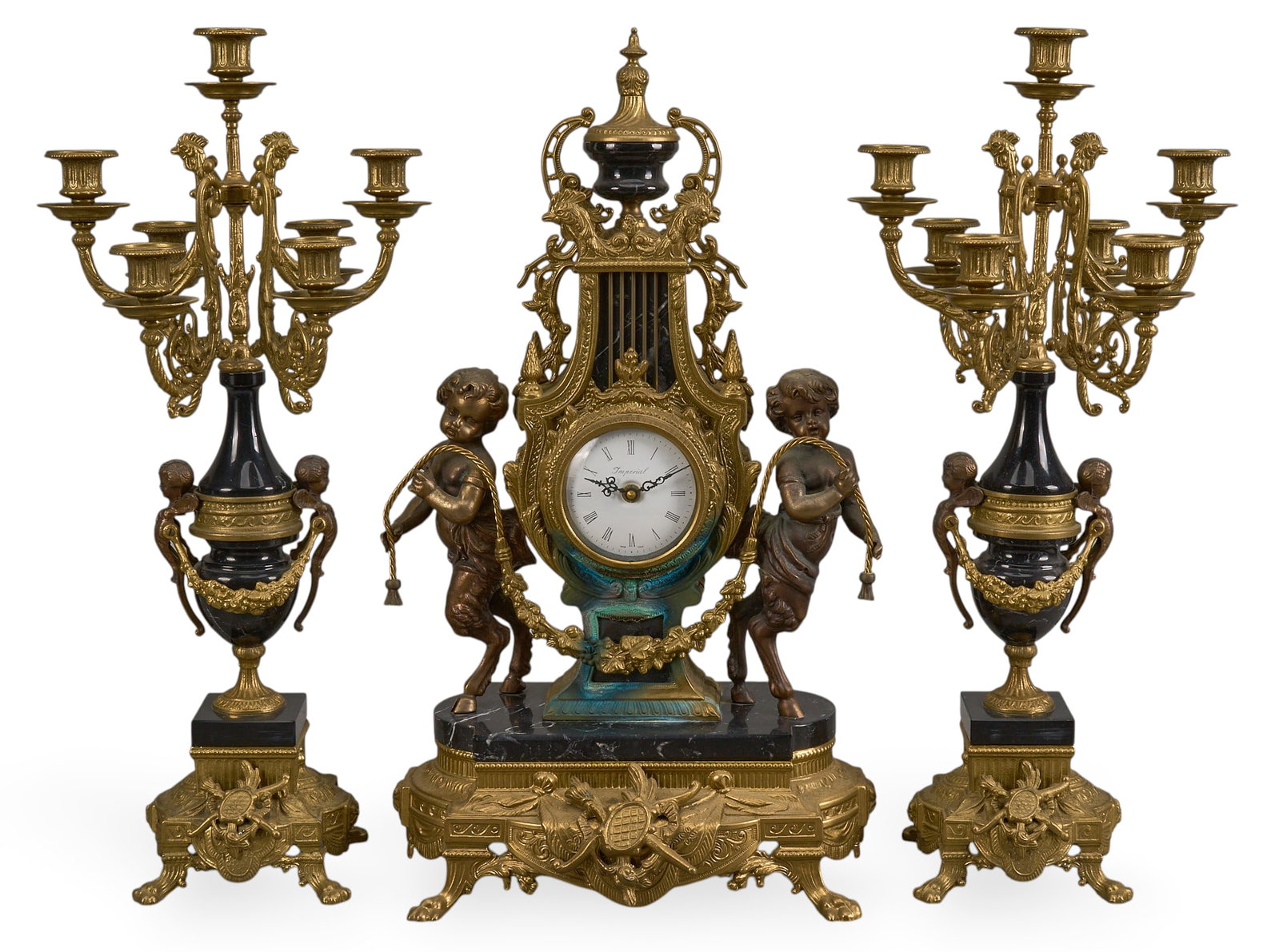 Vintage Neoclassical Style Garniture Set (1 of 6)