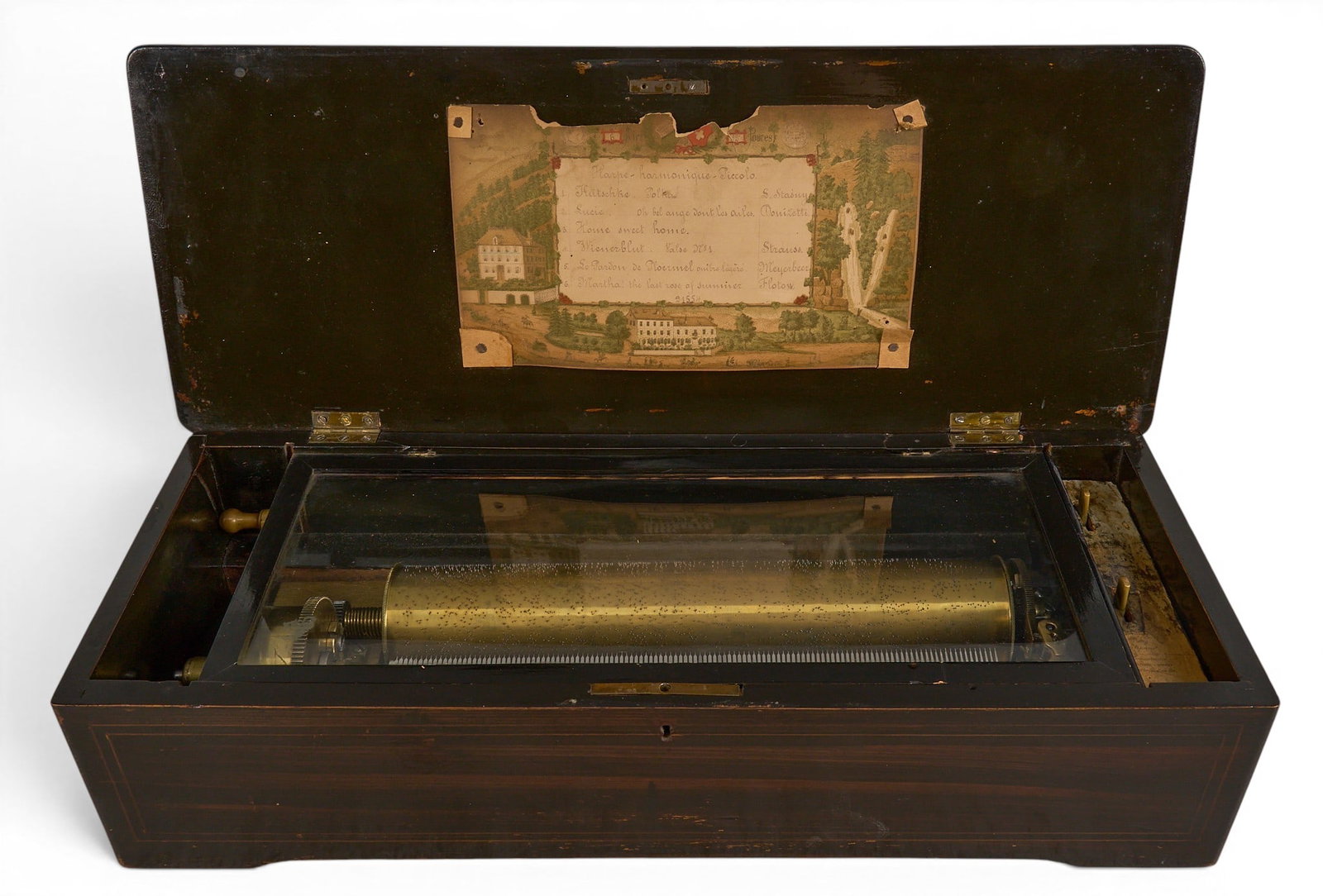 Antique Swiss Cylinder Music Box (1 of 6)