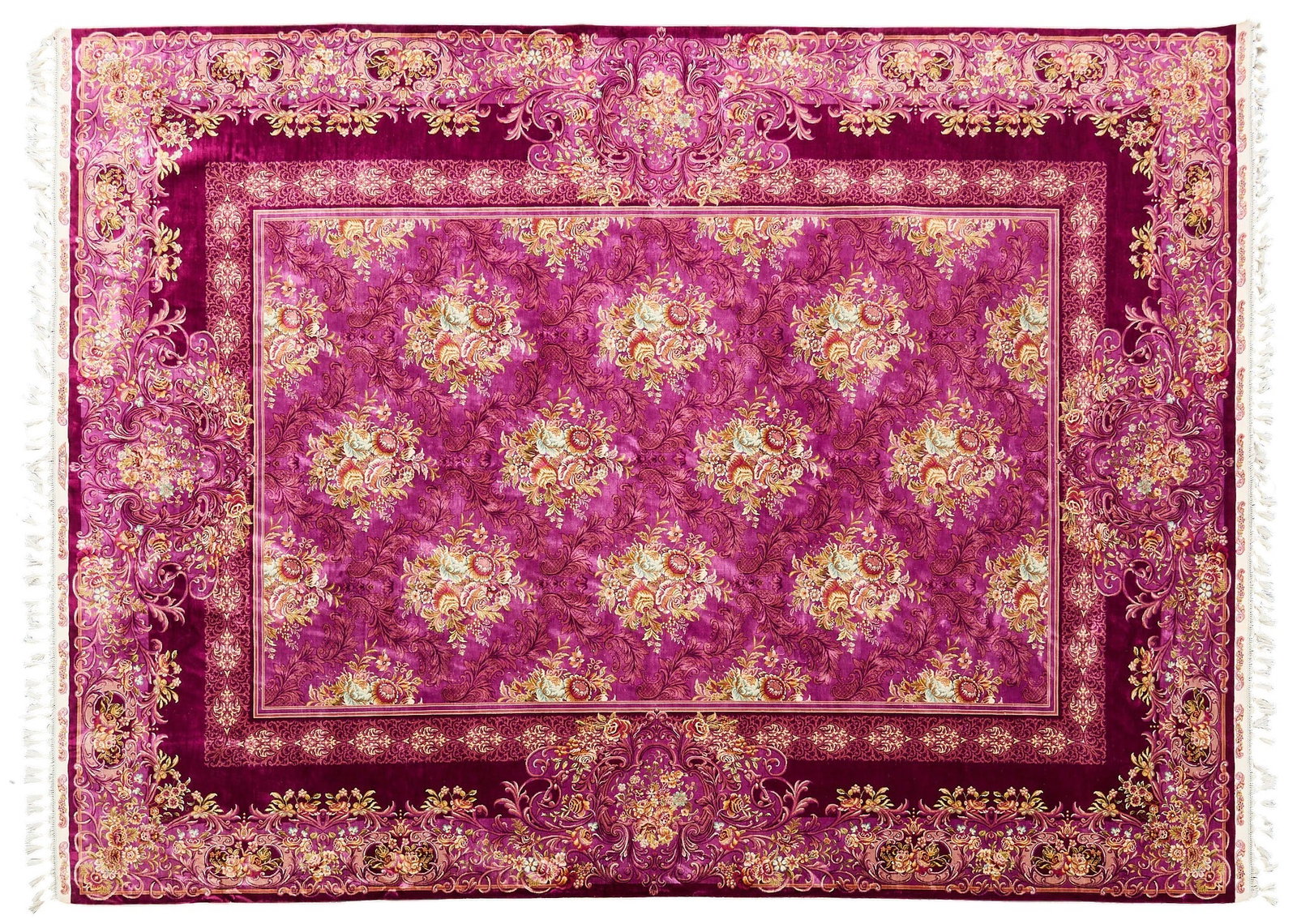 Hand-Knotted Oriental Style Estate Rug, 12 ft. x 8 ft. 6 in.: Hand-knotted Oriental style estate rug 12 ft. x 8 ft. 6 in. Provenance: Property from the Estate of Robert A. "Bob" Funk Sr. - trailblazing American businessman, philanthropist, and