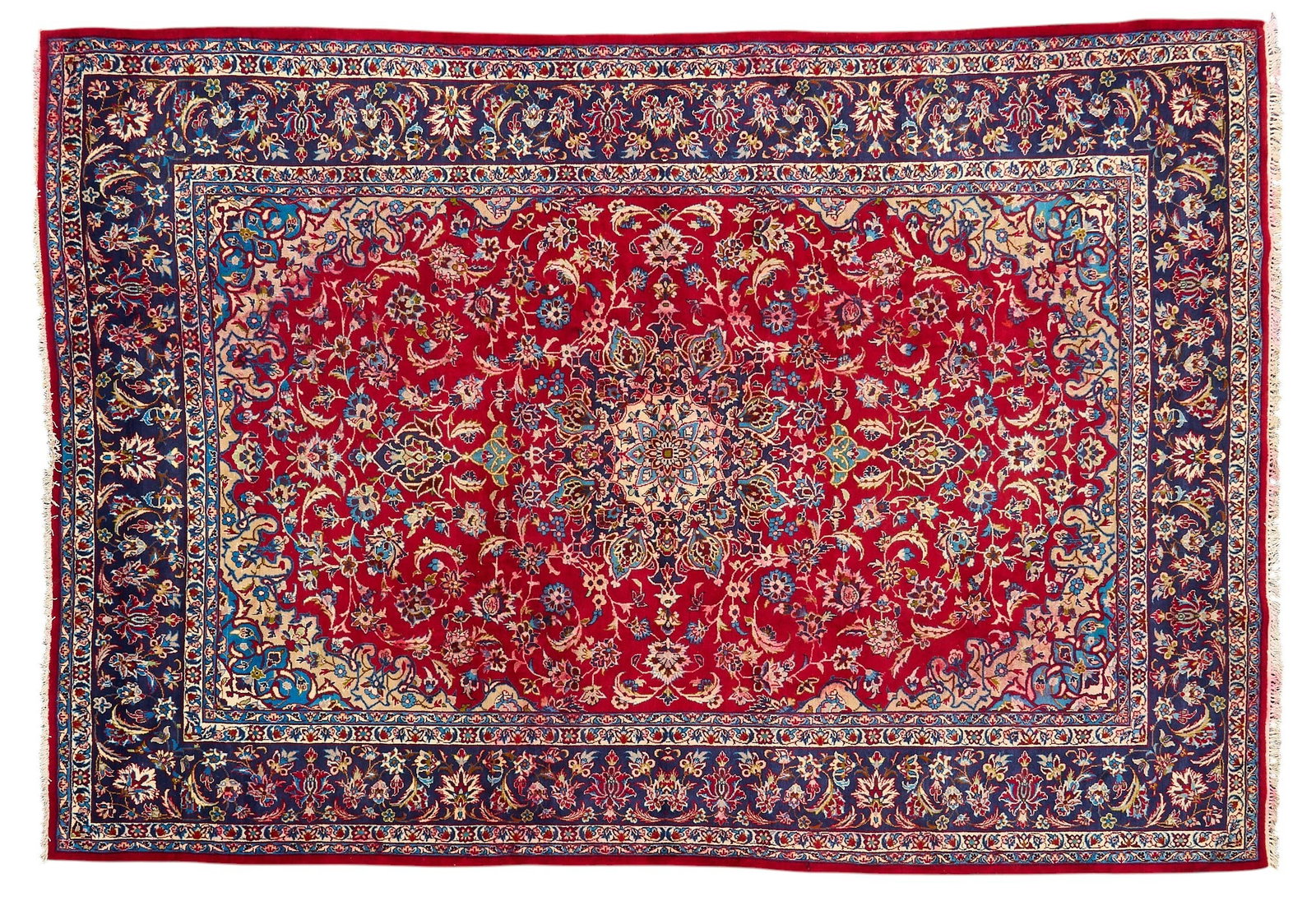 Hand-Knotted Oriental Style Estate Rug, 14 ft. 6 in. x 9 ft. 10 in.: Hand-knotted Oriental style estate rug 14 ft. 6 in. x 9 ft. 10 in. Provenance: Property from the collection of a San Antonio, Texas gentleman